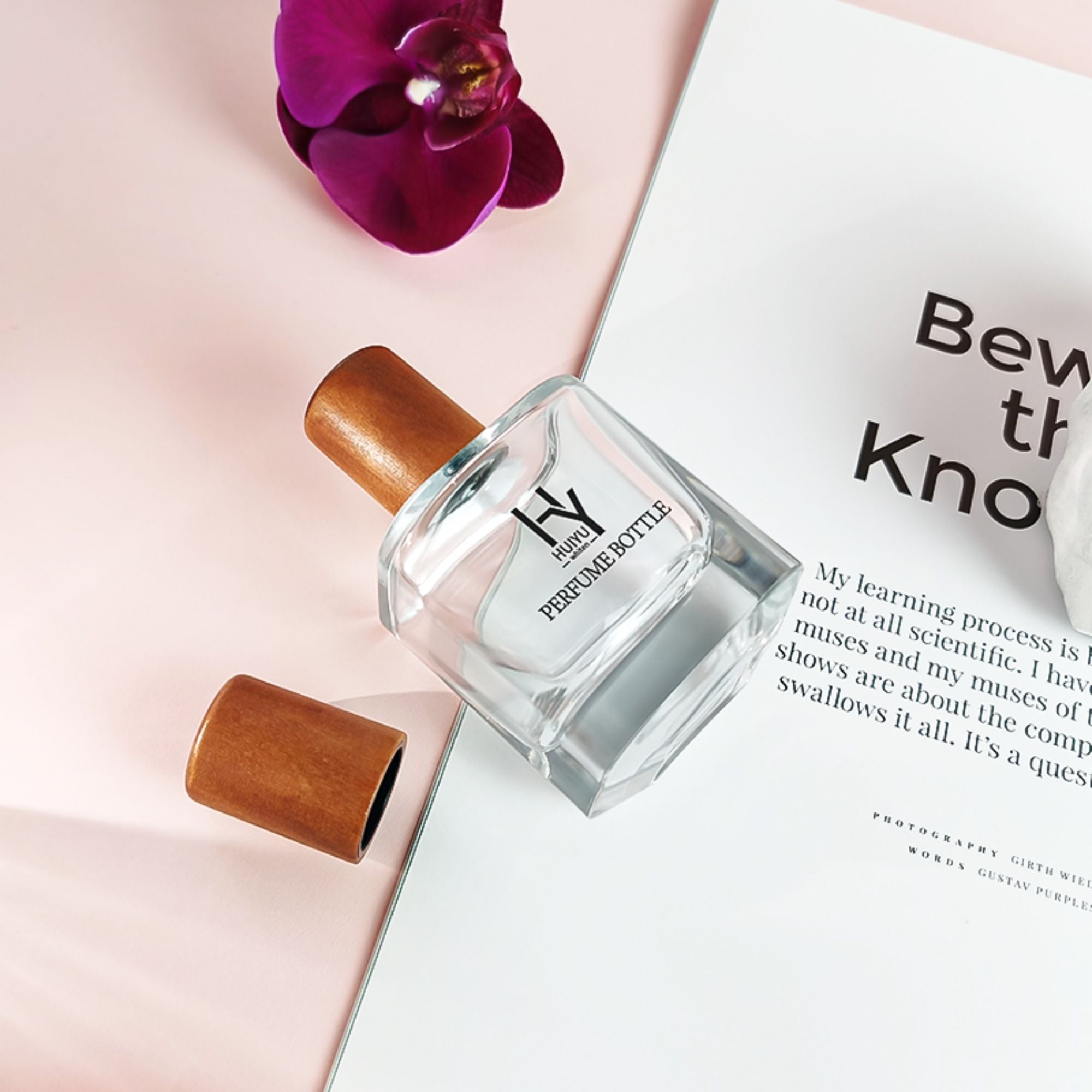 Transparent Thickened Bottom Square Perfume Bottom HY-P317