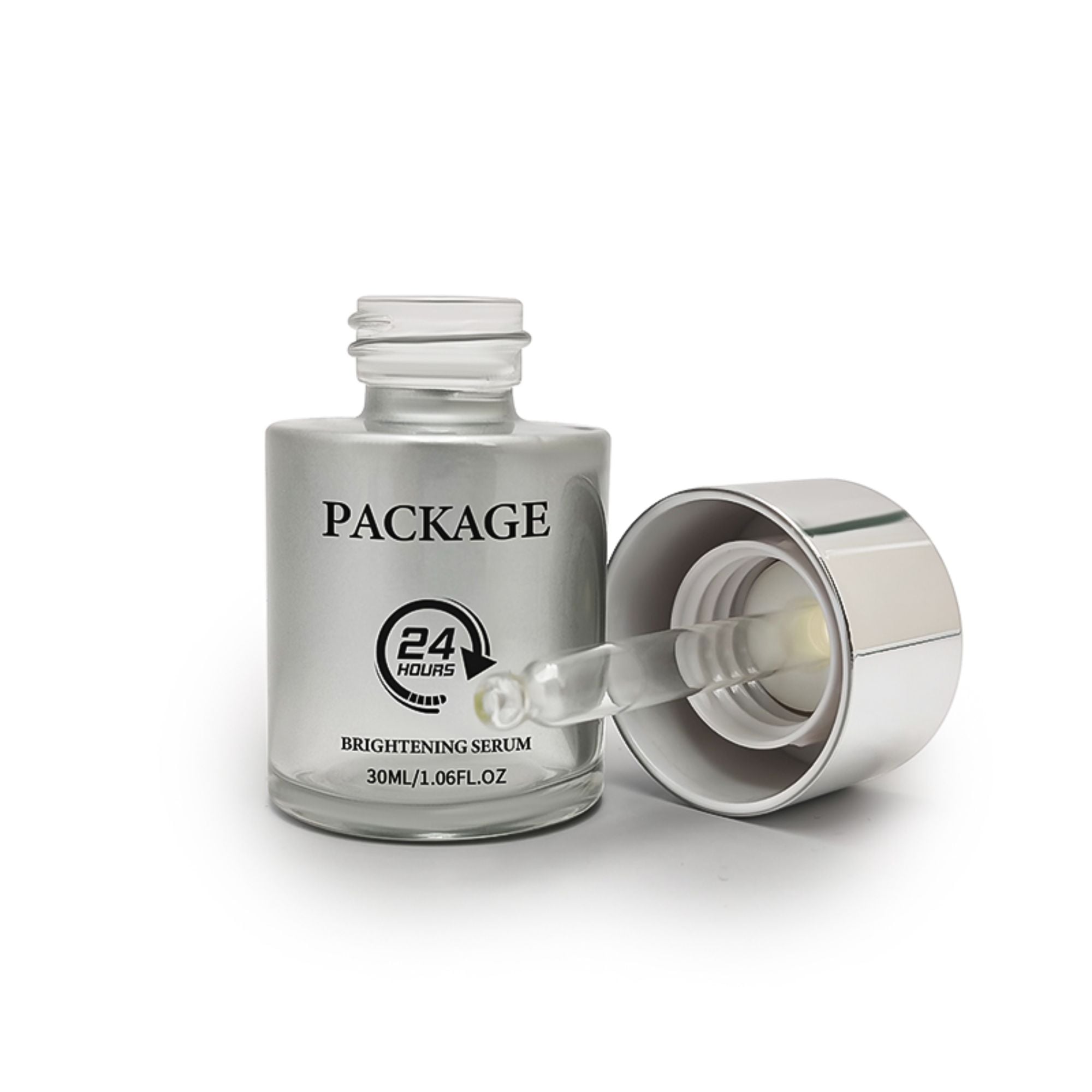 Luxury Glass Bottle 30Ml 20Ml Plating Glass Cosmetic Containers HY-1838