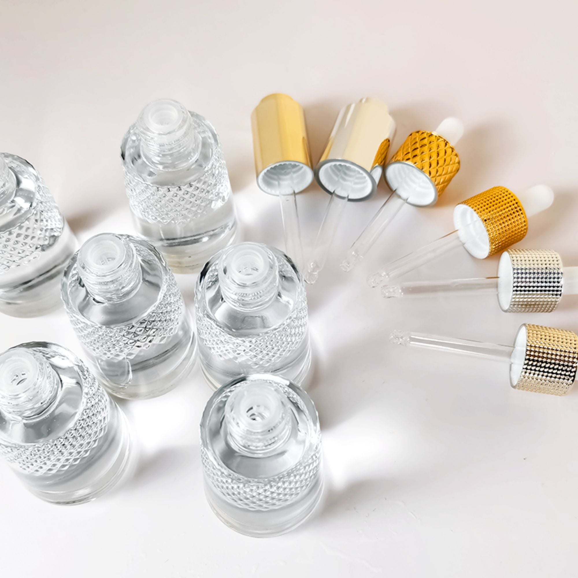 30ml tiny bottom packaging empty dropper session HY-1824