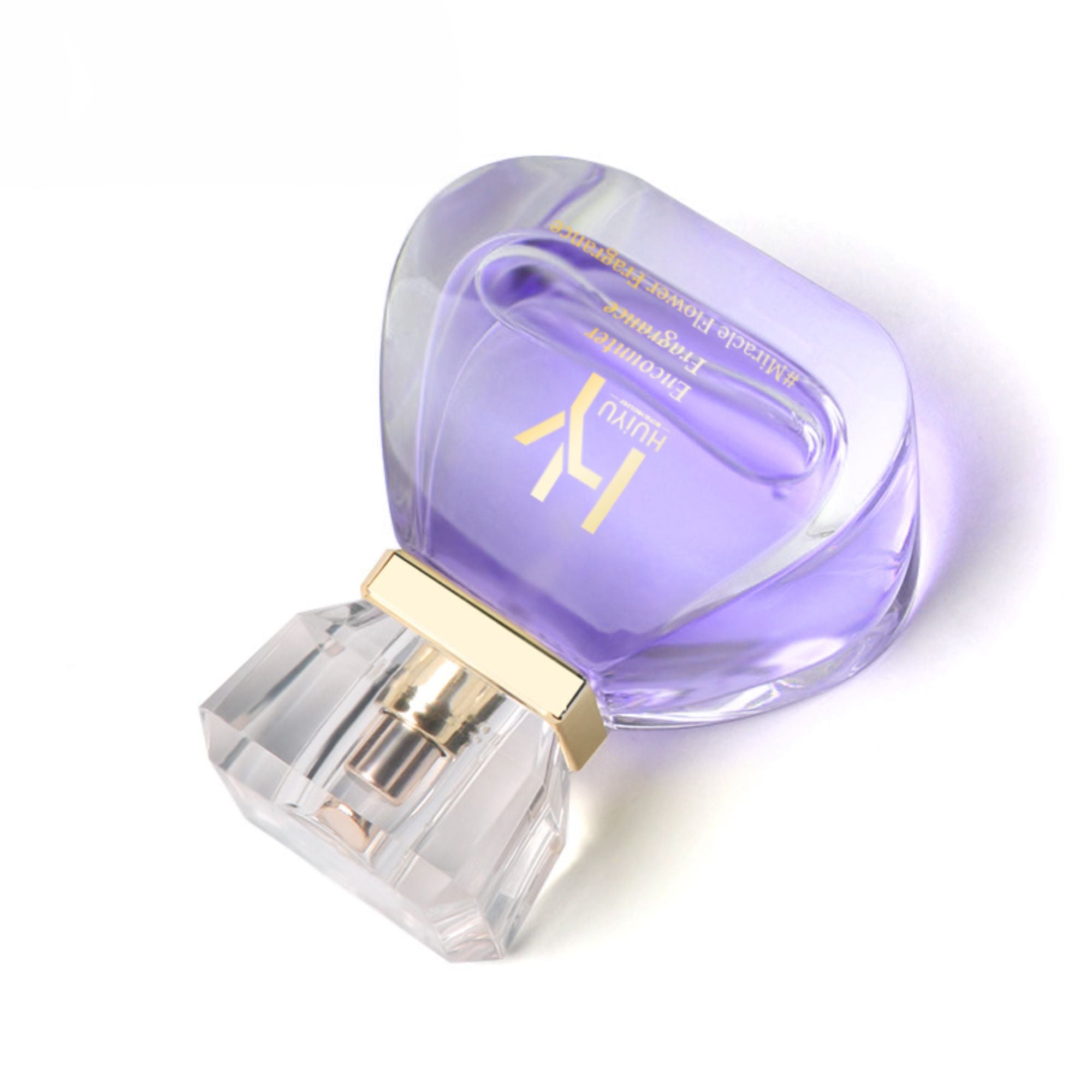 New Design Elegant Unique Glass Bottle Custom Logo Cosmetic Perfume Bottles HY-226