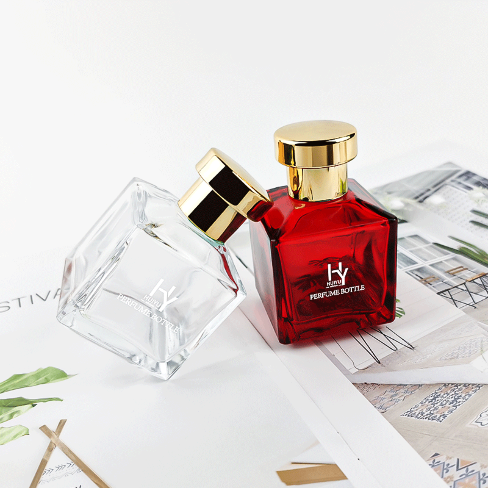Perfume Spritzer Bottle Classic Red Vintage Cologne Bottles HY-P326