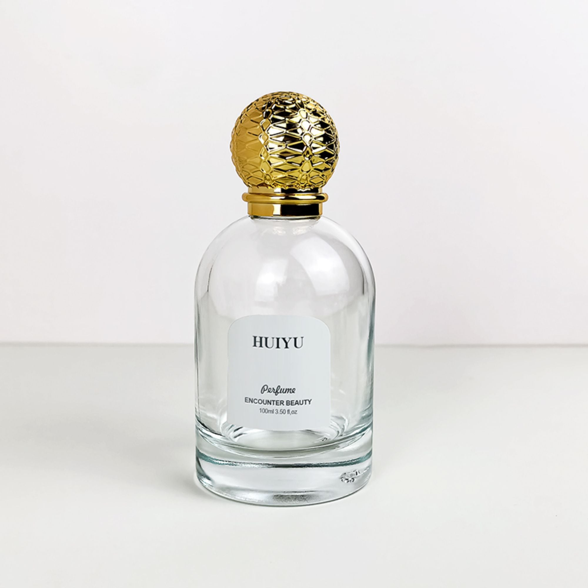New Design Transparent 30Ml 50Ml 100Ml Glass Fragrance Bottles  HY-P306