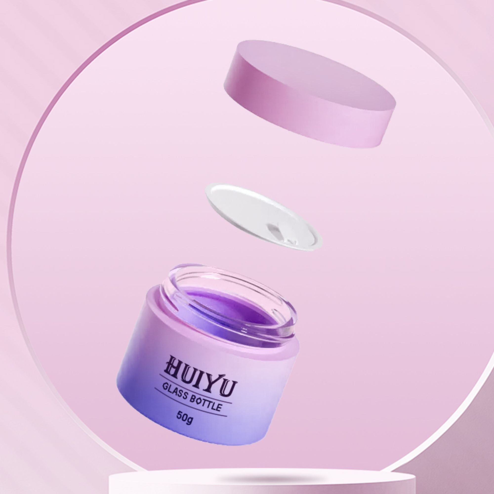 Prekyba 40-120ml Nešiojamais Stikliniais Grybėliais Tuštynei Pakuotėje HY-2344