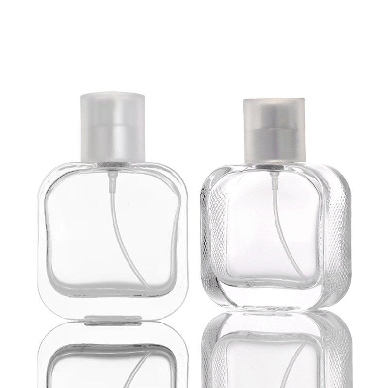 Empty Perfume Bottles Square Glass Fine Mist Spray Bottle HY-192
