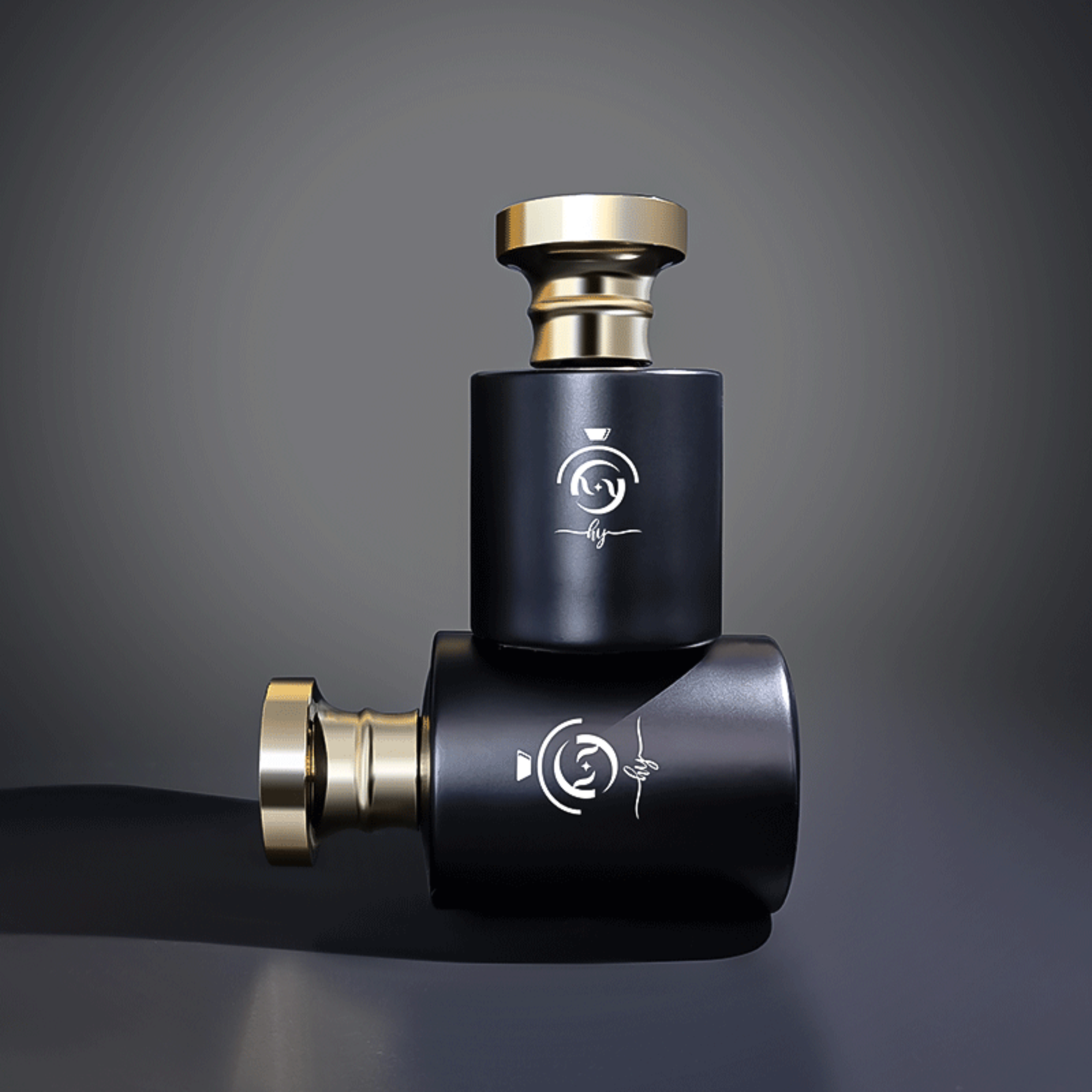 Černá vůně Parfum sprejová lahvička Klasická čtvercová víčka HY-P310