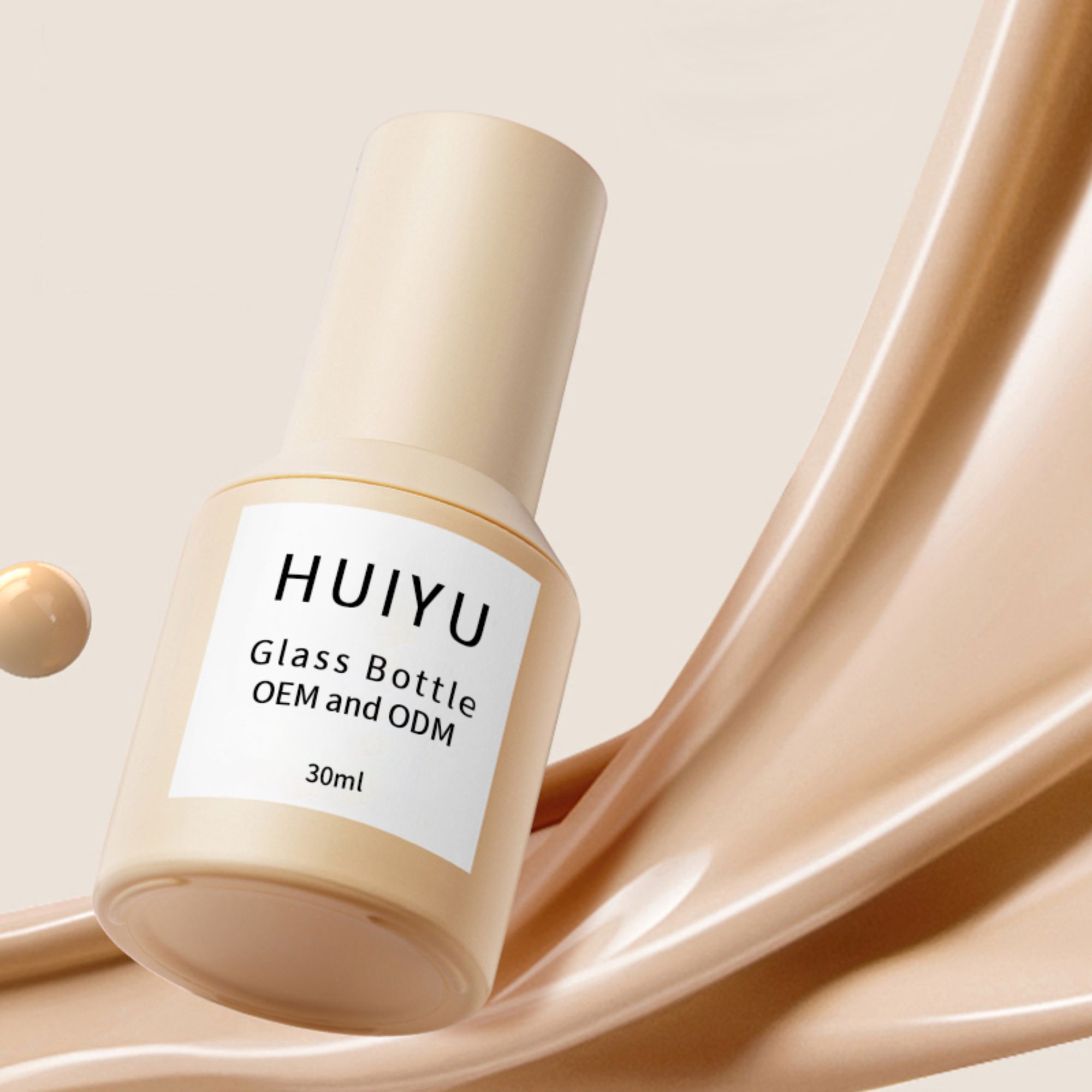  Customized packaging of liquid foundation pump bottle essence lotion HY-1827