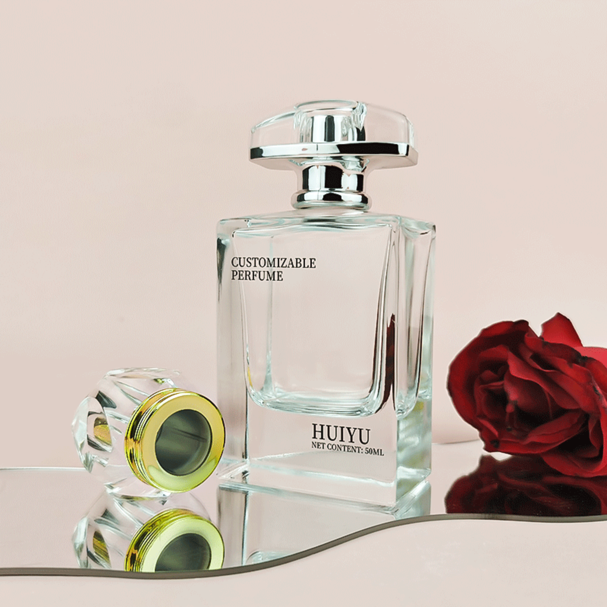 Hot Customized Perfume In Clear Square Bottle HY-P322
