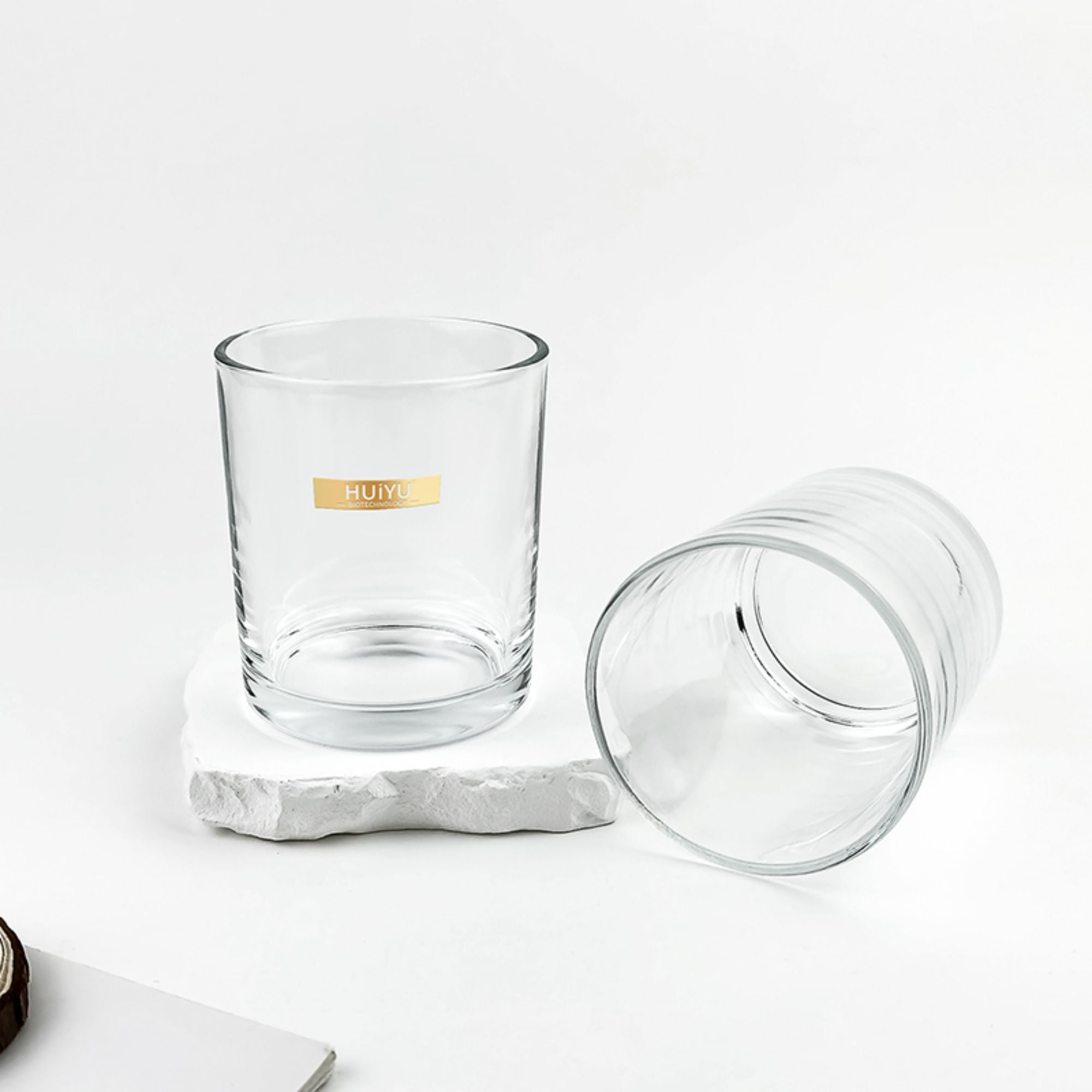 Multi Functional Glass Candle Wide Mouthed Cup jar HY-F201
