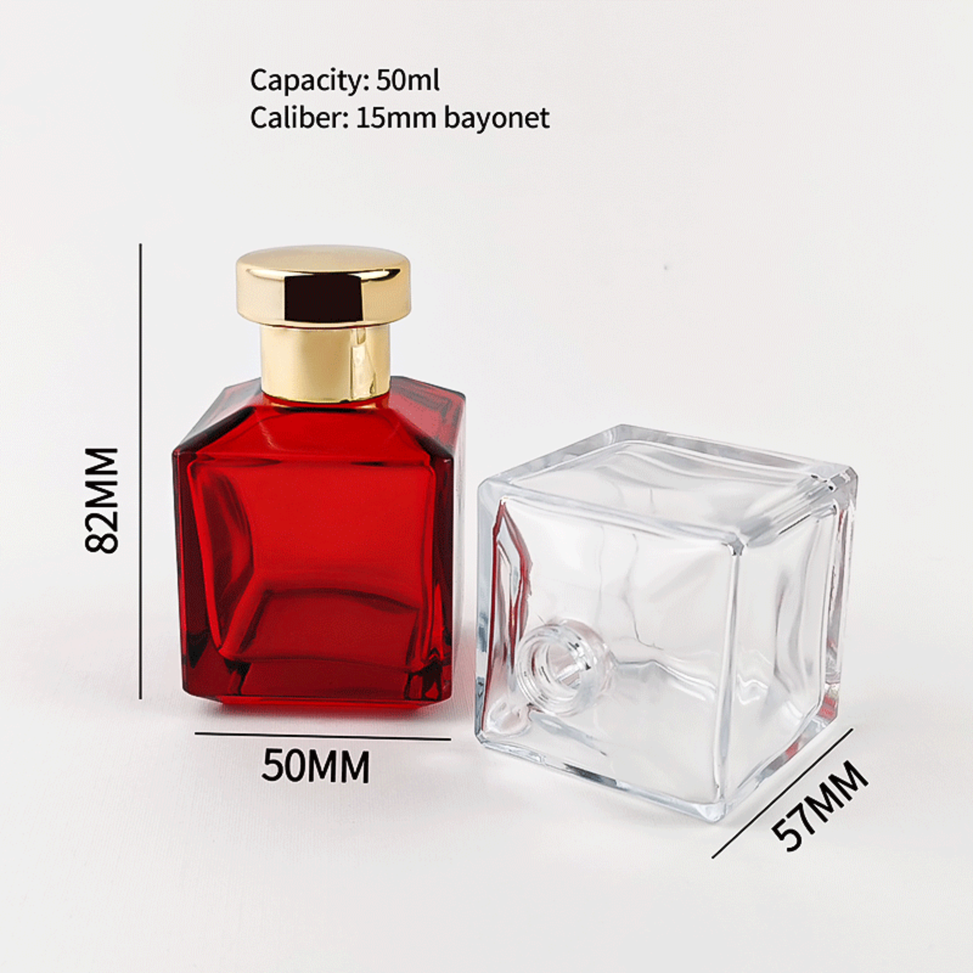 Perfume Spritzer Bottle Classic Red Vintage Cologne Bottles HY-P326