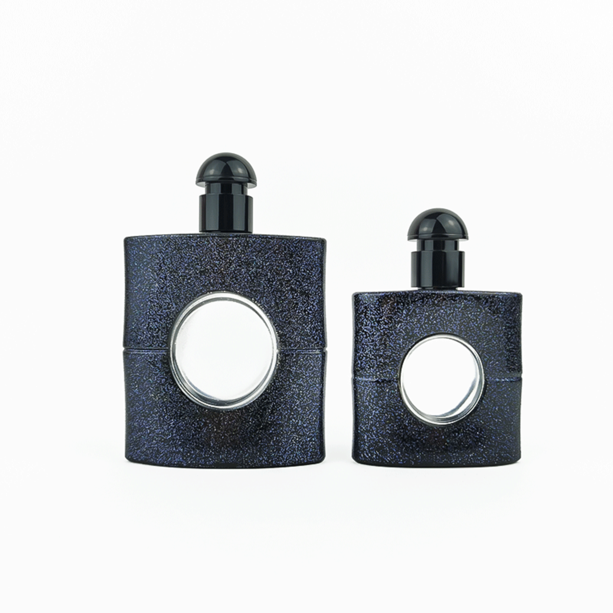 Elegant Glass Perfume Bottle Cosmetic Empty Square Bottles HY-P311