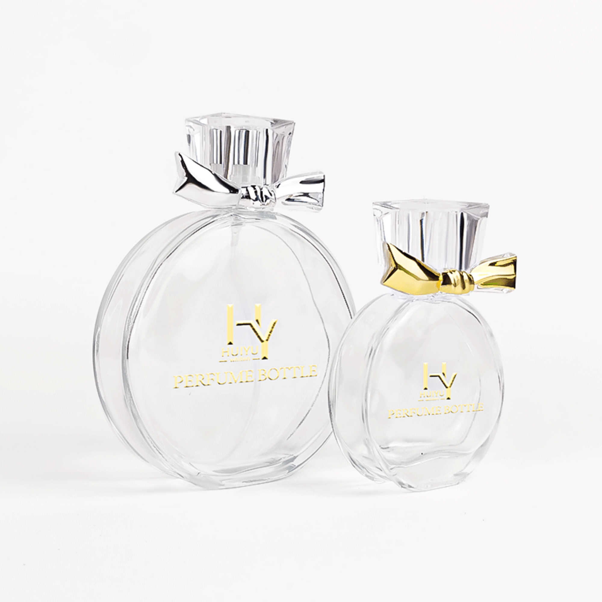 Round perfume vintage cologne bottles refillable perfume bottle HY-P313