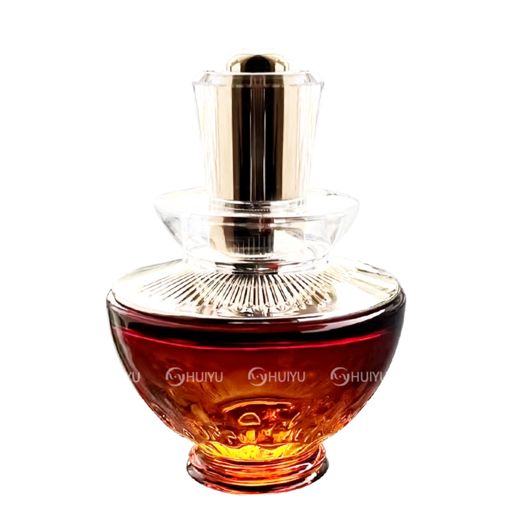Classic transparent dropper essential oil bottle with retro luxury HY-1842