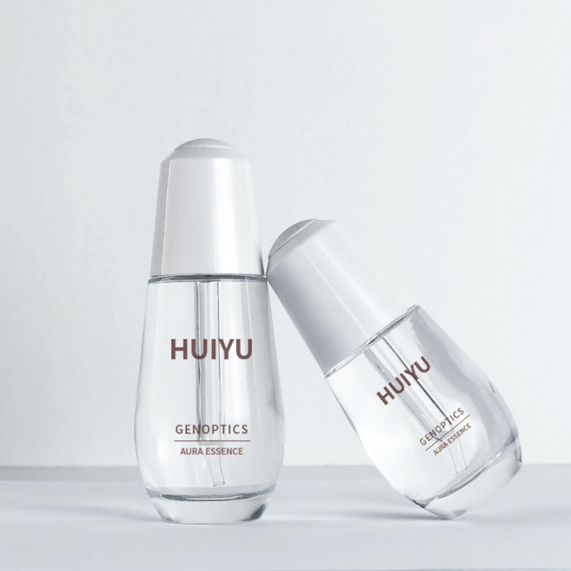 Customized logo Small light bulb glass dropper bottle HY-1826