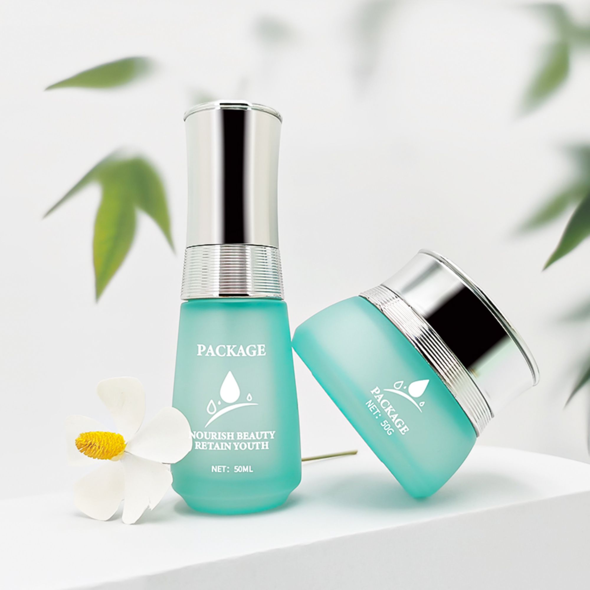 Hot Sell Round Cosmetic Spray transparent Empty container HY-2306