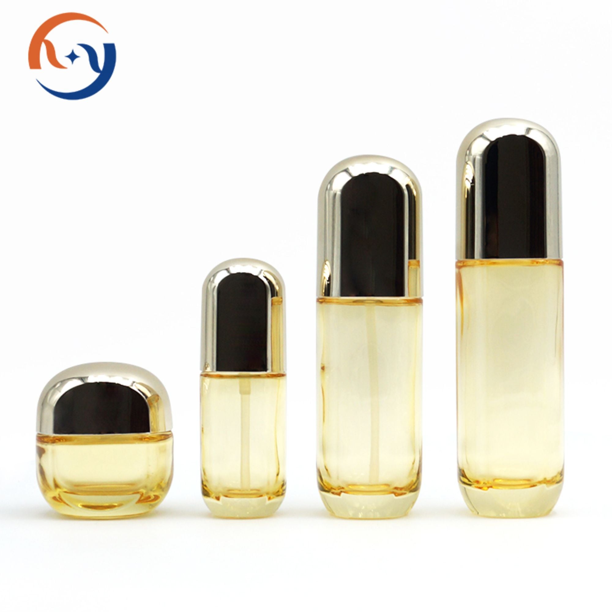 Hot Selling Glass Cosmetic Set Packaging For Lotion HY-2373
