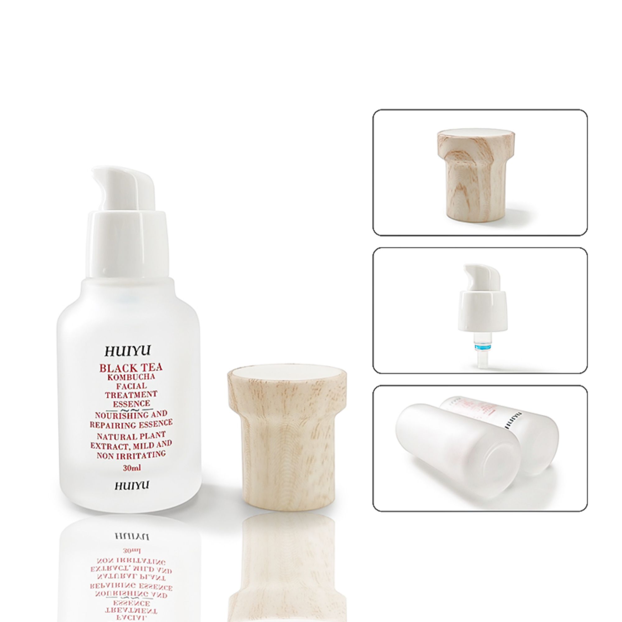 Bamboo Pattern Cap Milk Lotion Bottle HY-2391