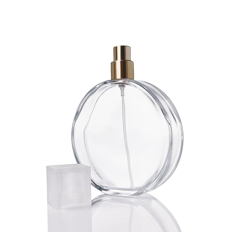 Simple style Transparent round perfume bottle HY-191
