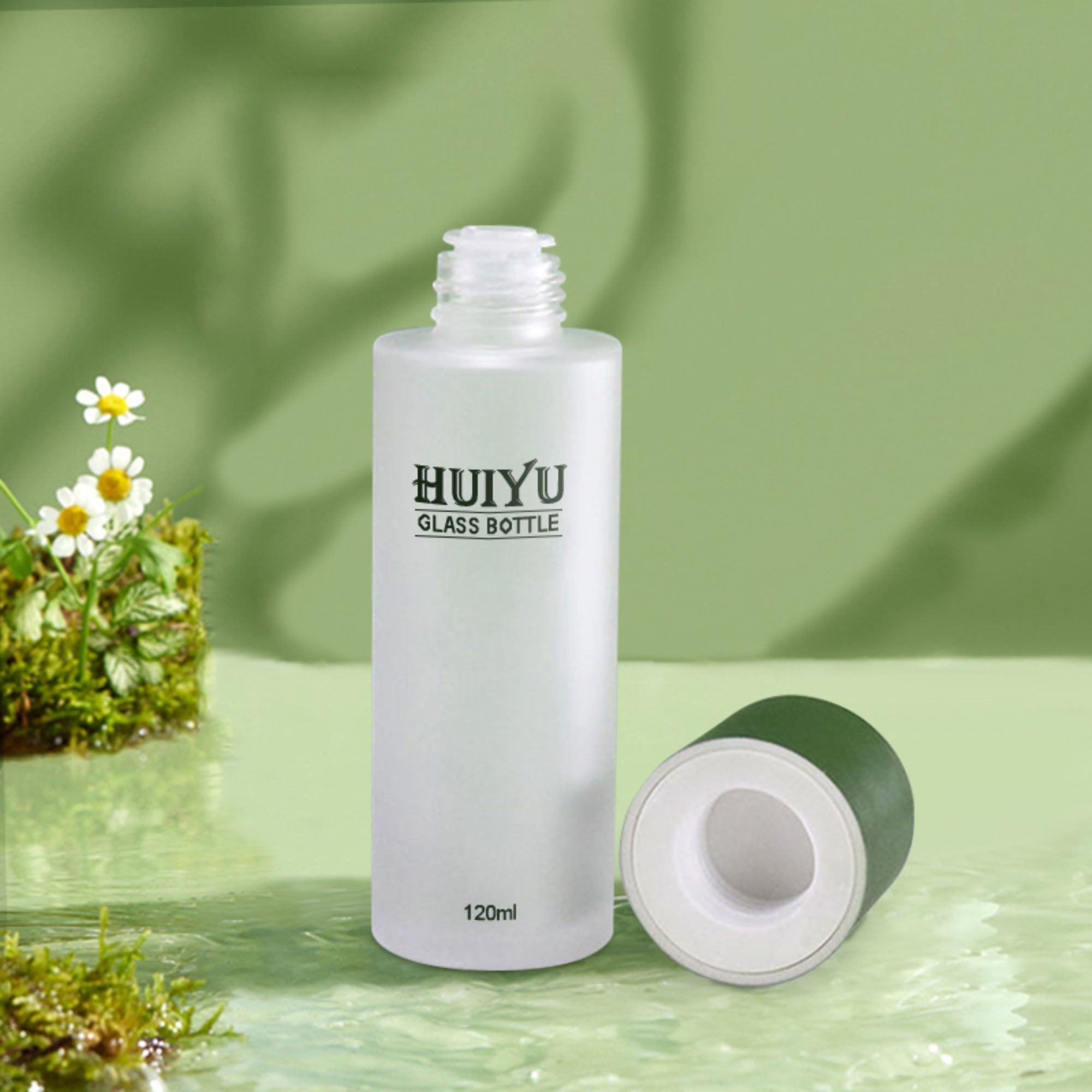 Prekyba 40-120ml Nešiojamais Stikliniais Grybėliais Tuštynei Pakuotėje HY-2344