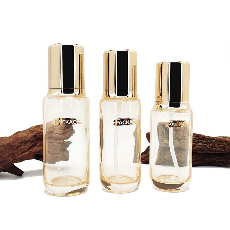Hot Selling Simple Design Glass Bottle Cosmetic set HY-2429