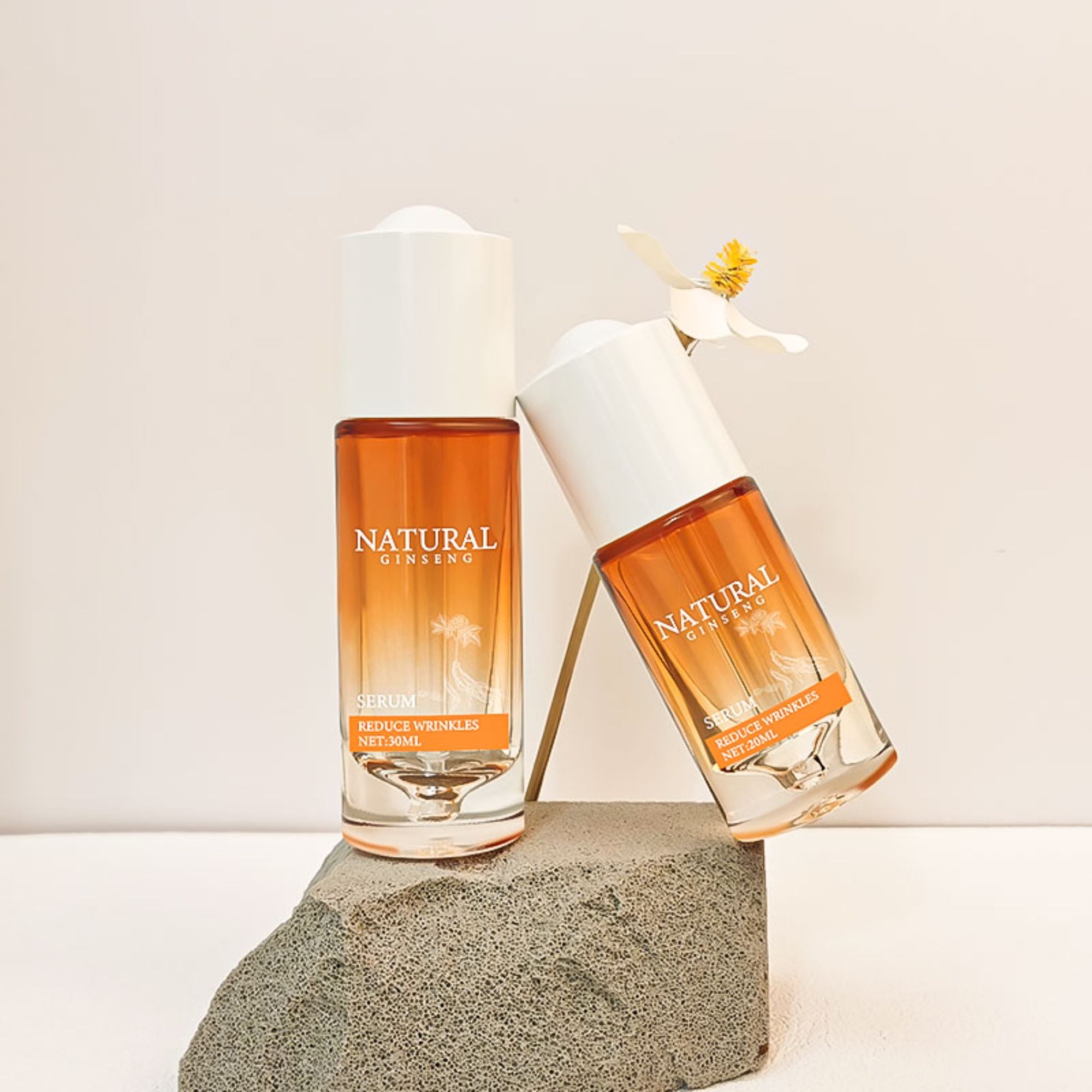 Luxury 20Ml Serum Round Pipette 1Oz Clear Glass Dropper Bottle HY-1878