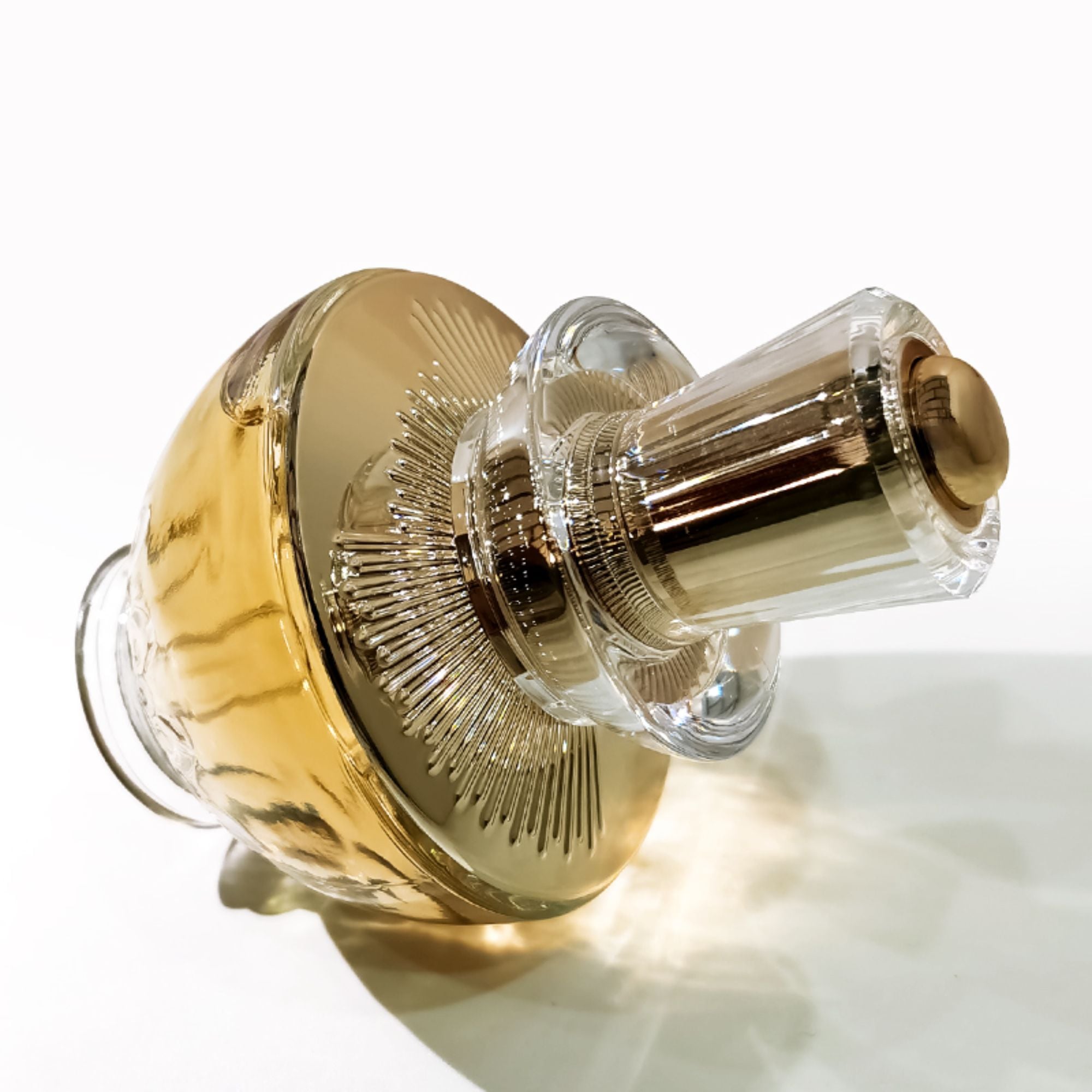 Classic transparent dropper essential oil bottle with retro luxury HY-1842