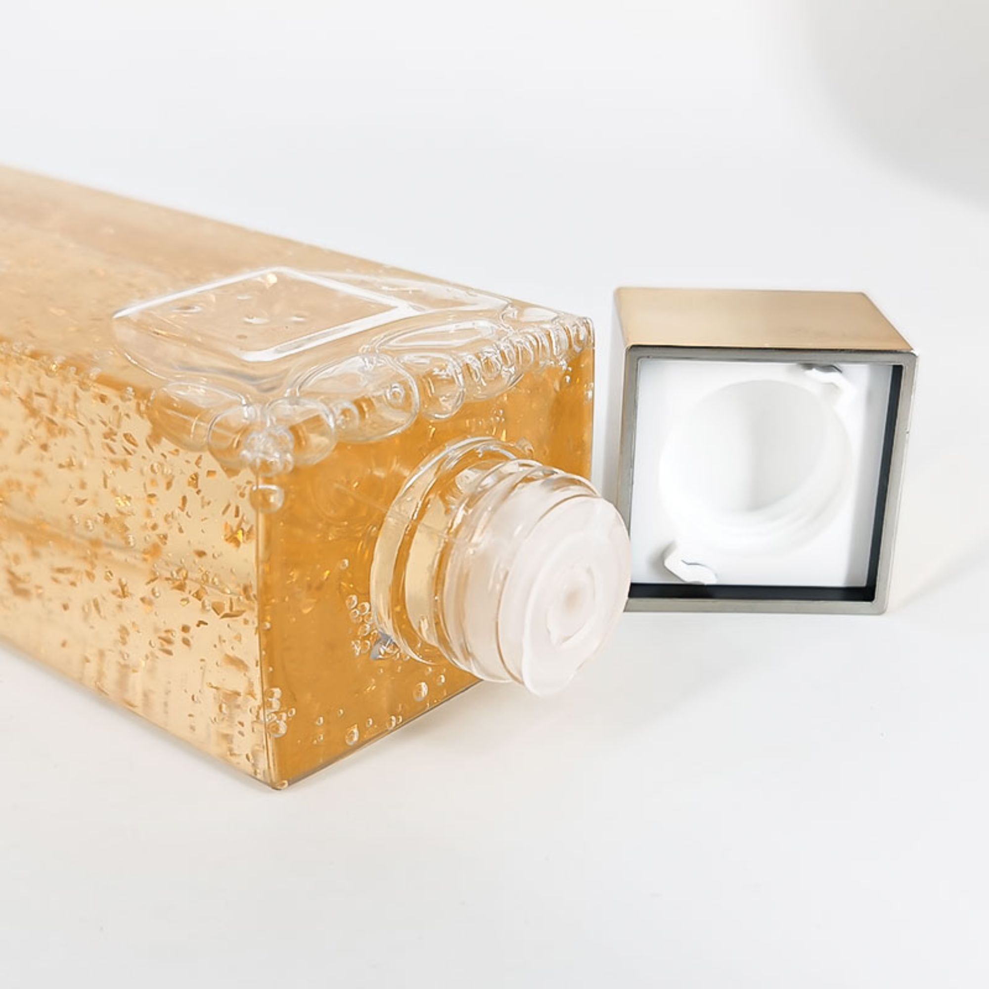 High-end luxury glass bottle cosmetic 120ml skincare packaging HY-1864