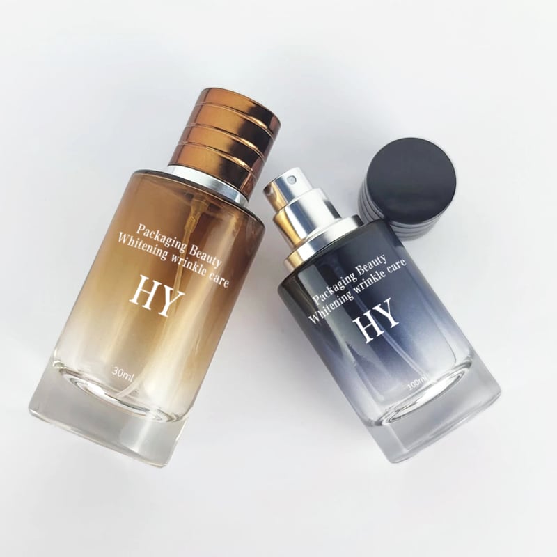 Luxury Perfume Bottles Glass Colored Glass Spray Packaging HY-195