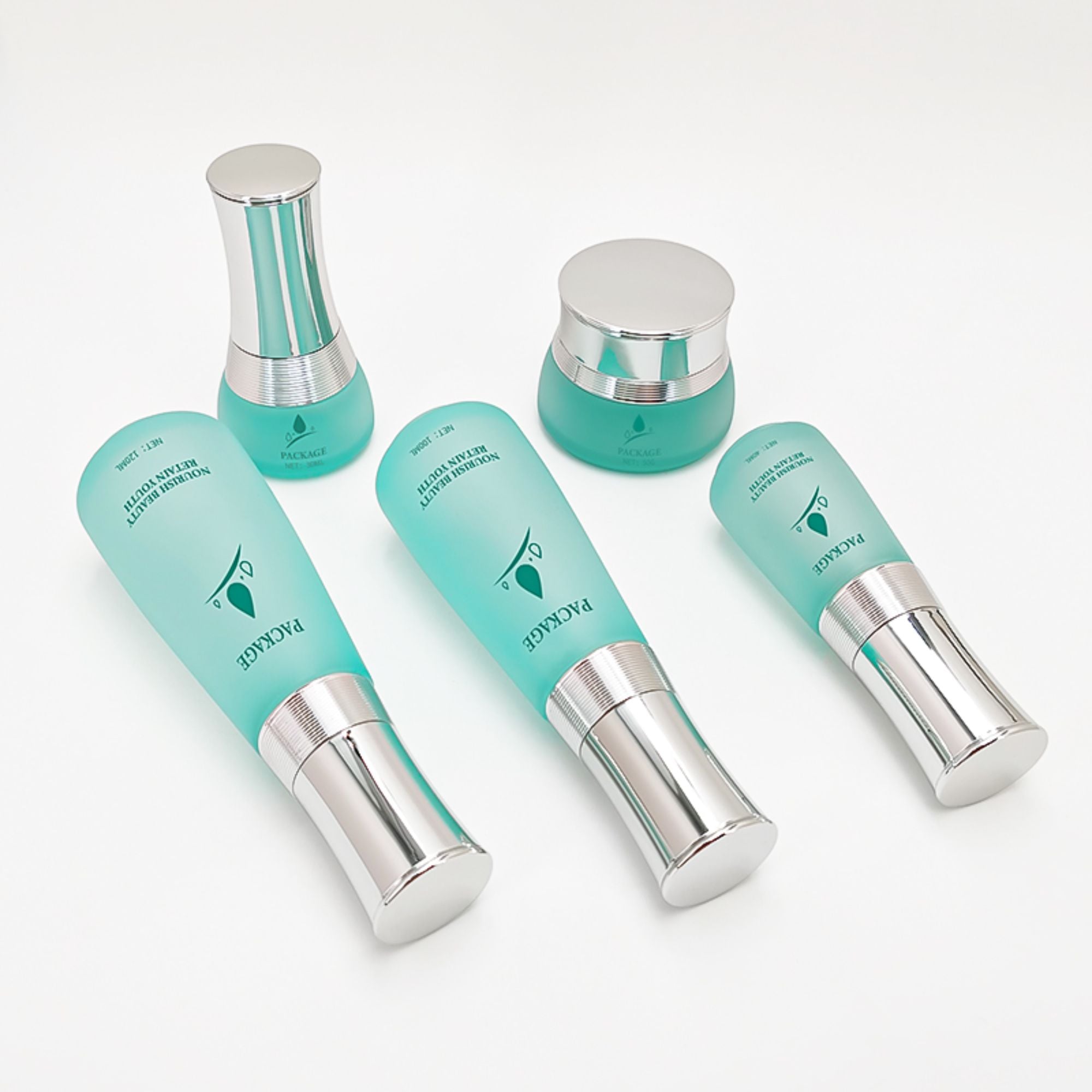 Hot Sell Round Cosmetic Spray transparent Empty container HY-2306