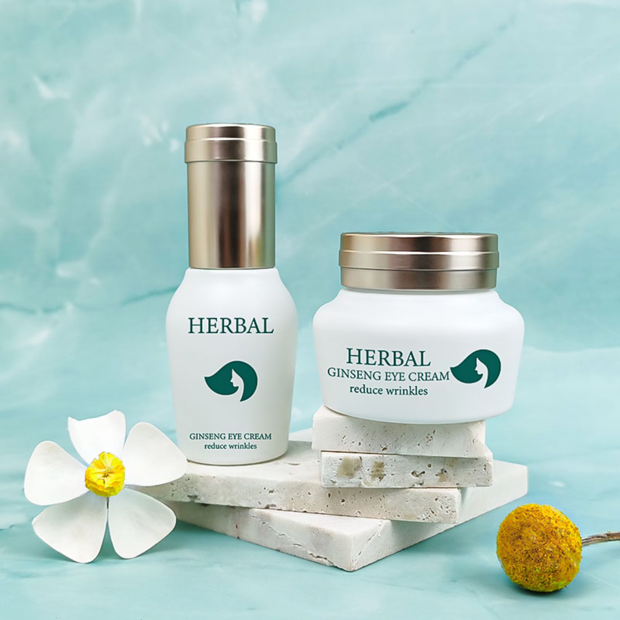 120Ml 100Ml 20Ml 26G Recyclable Glass Bottles Luxury HY-2438