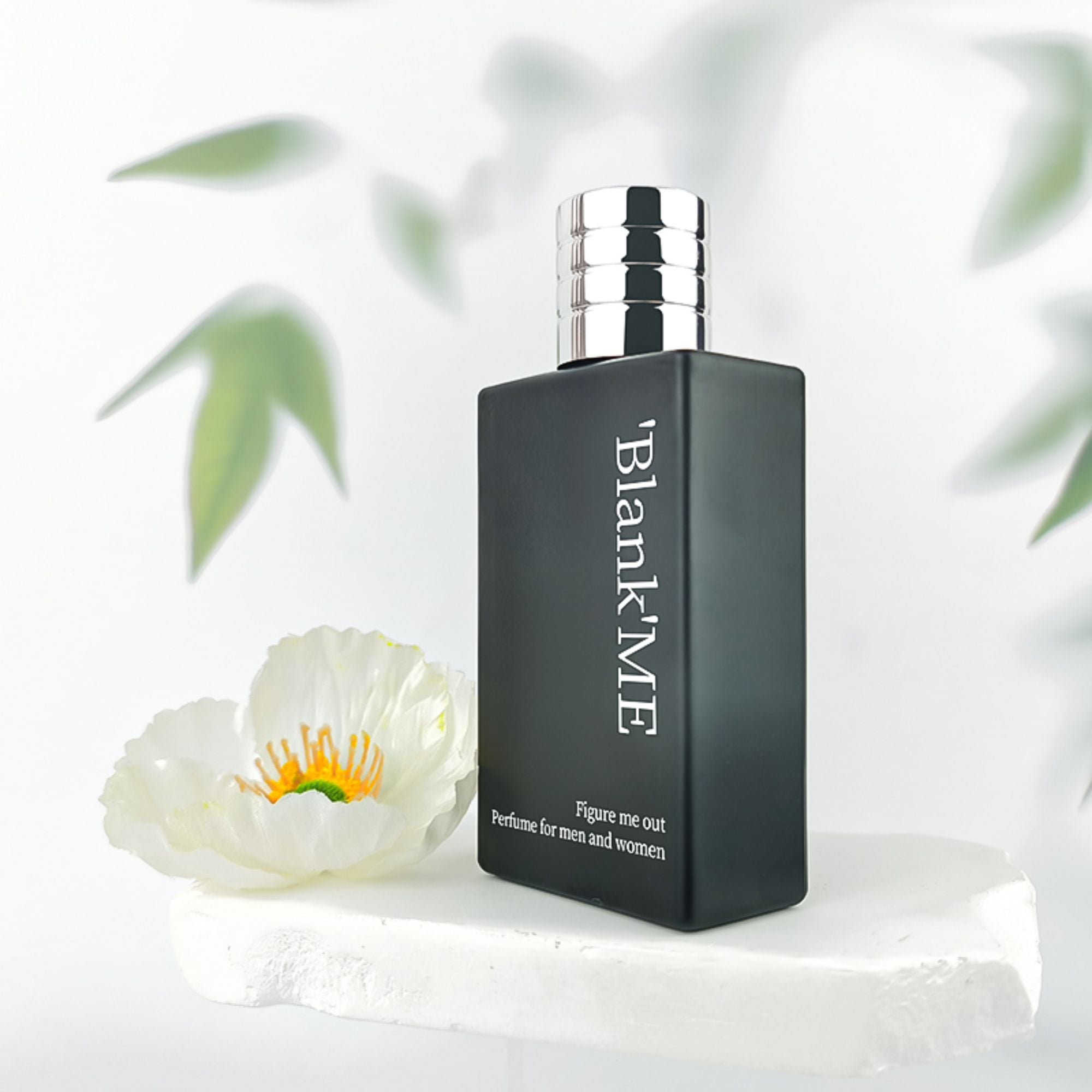 Matt Schwarze Leere Quadratische Parfümflasche HY-P330