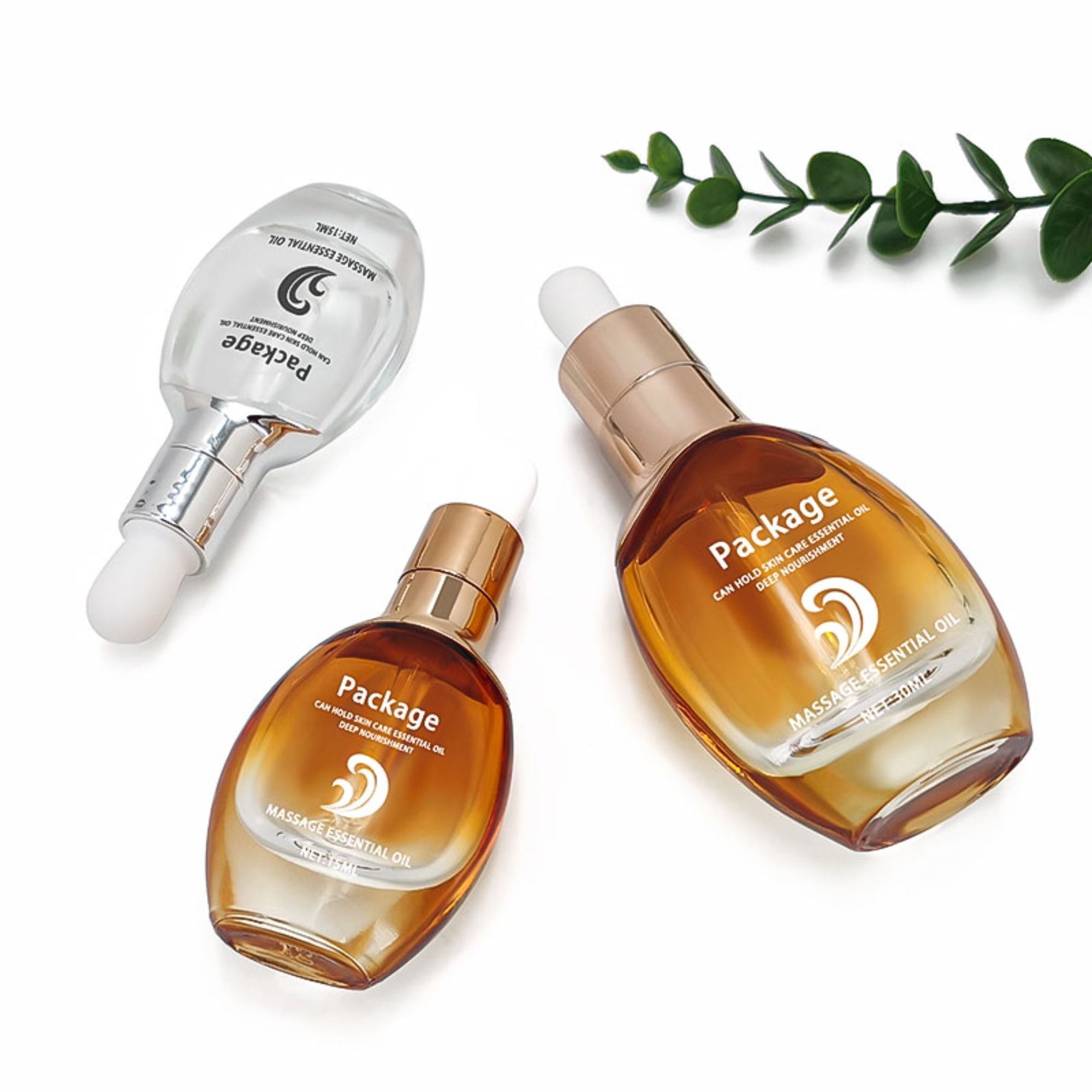 Environmentally Skincare Serum Dropper Lotion Pump Bottle HY-1863