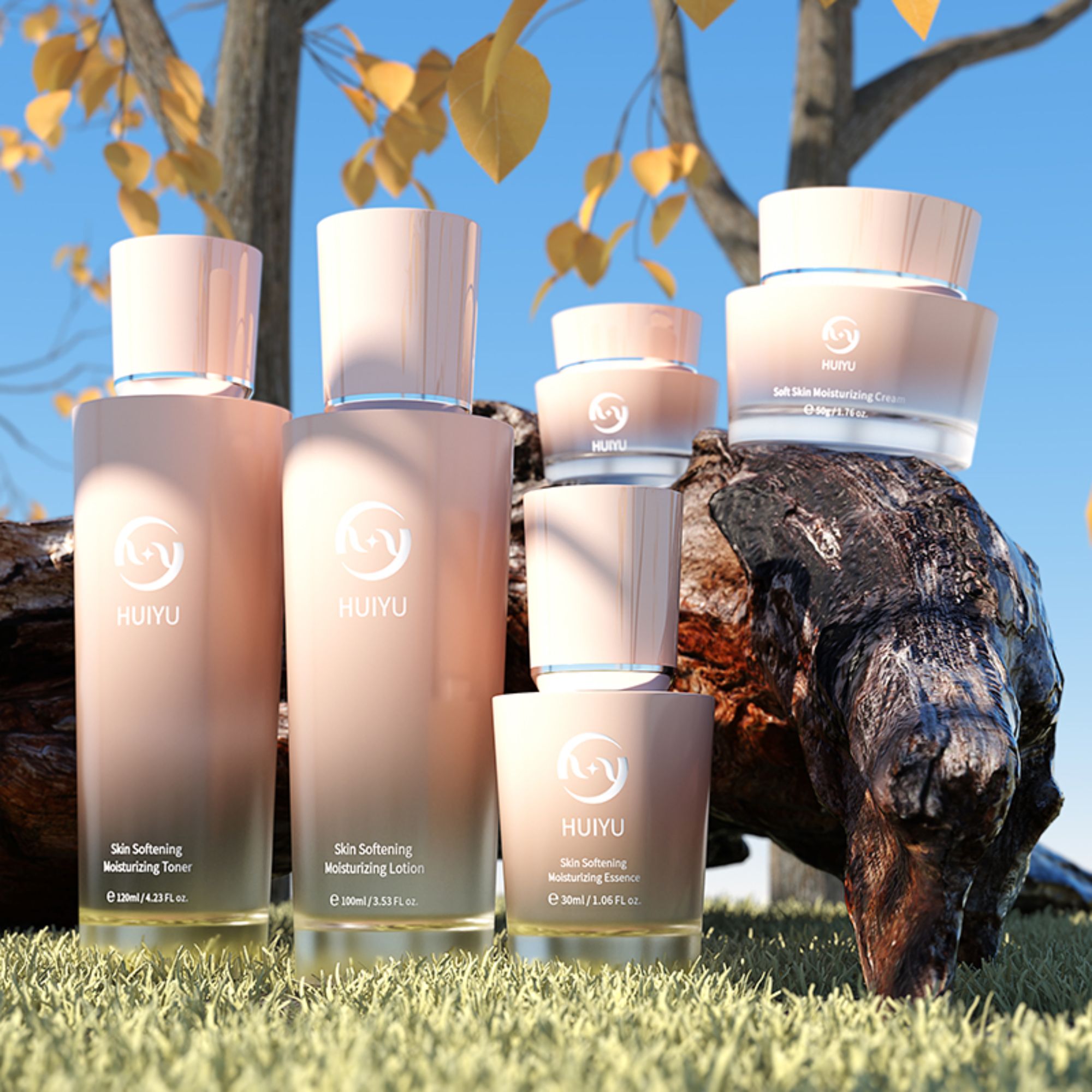 Ambalaje Cosmetice Personalizate Set Sticle Skincare HY-2361