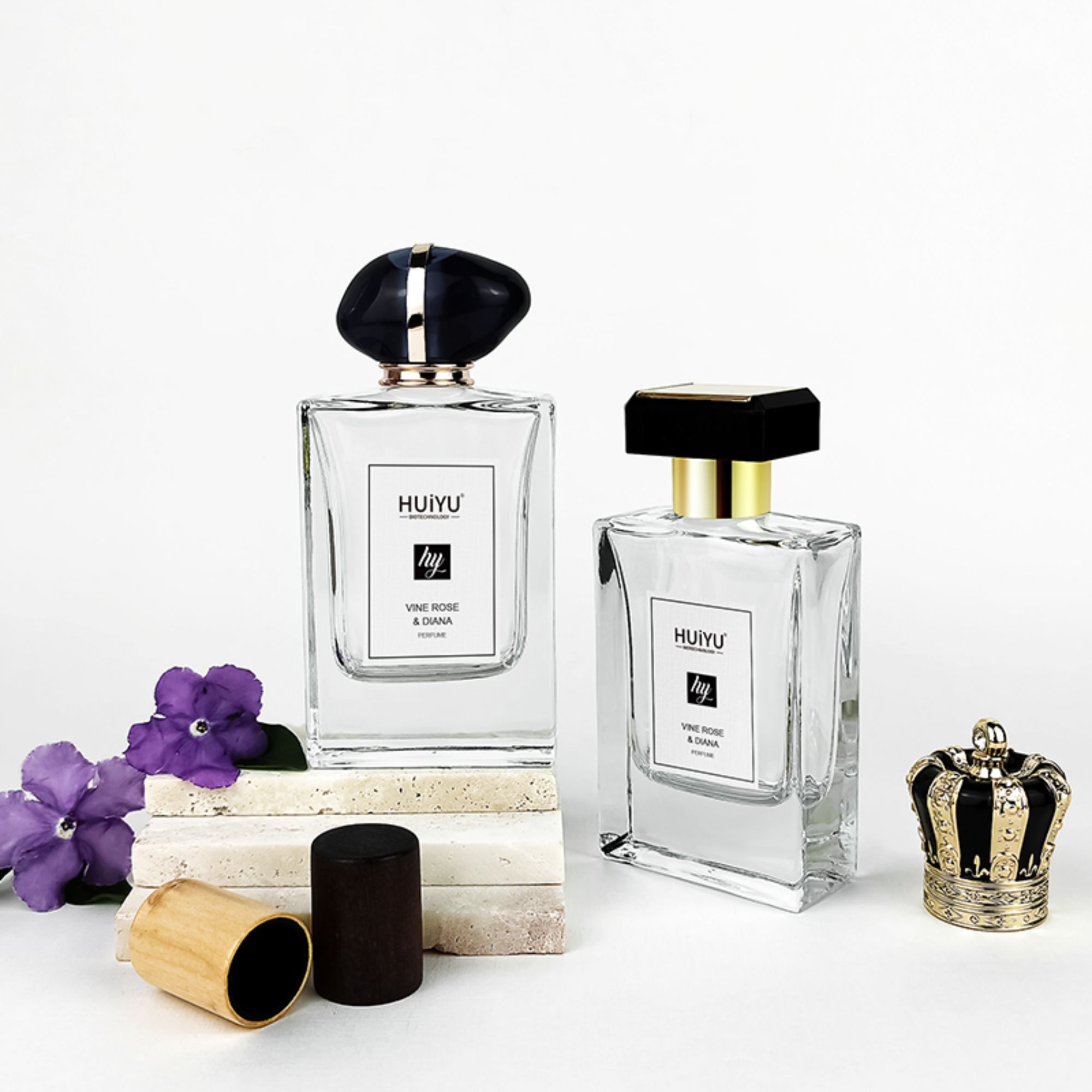 Fyllebar Estetisk Parfume Flaske Glassparfume Flaske HY-P324