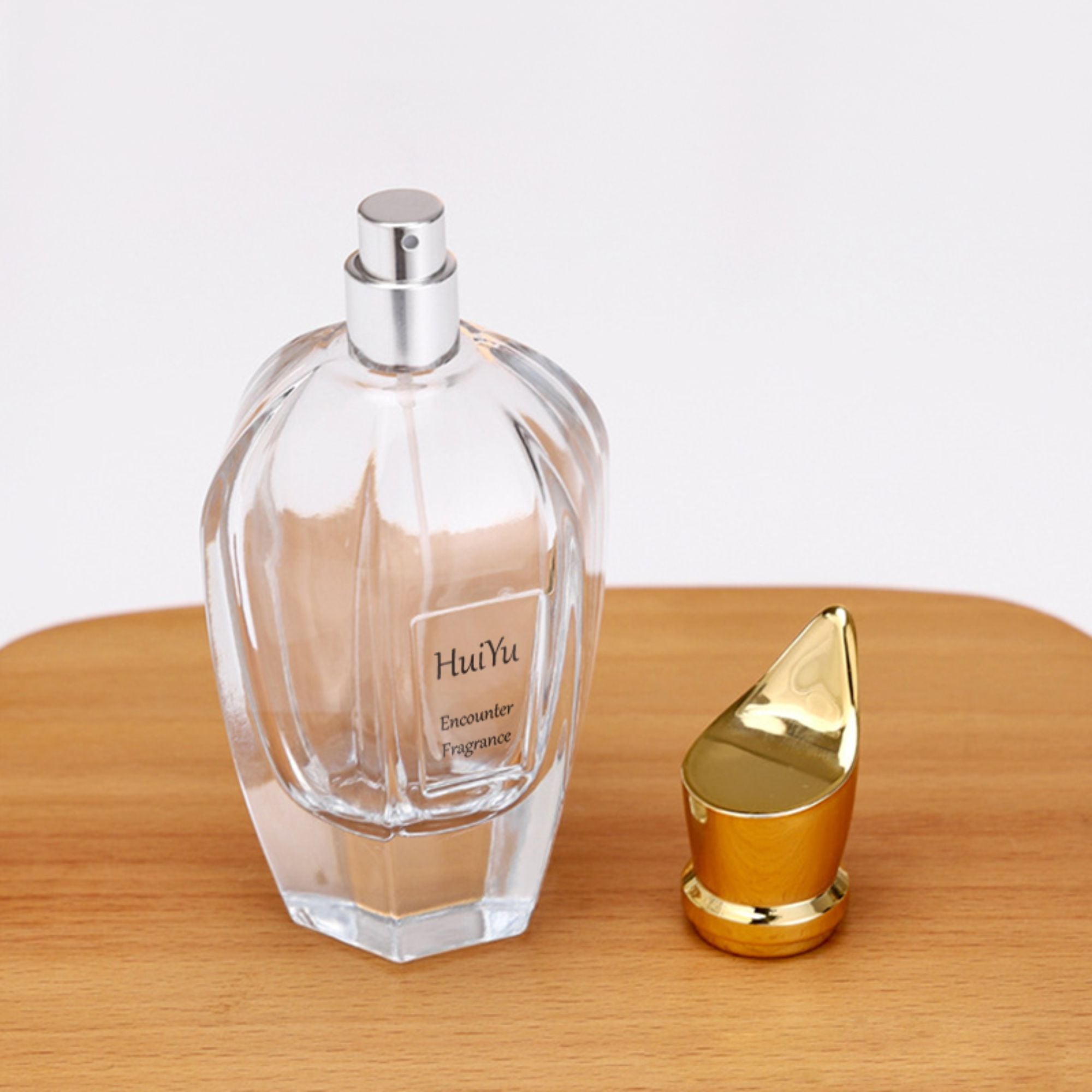 30 70 100ML Vetro Trasparente Spray Profumo Confezionamento HY-208