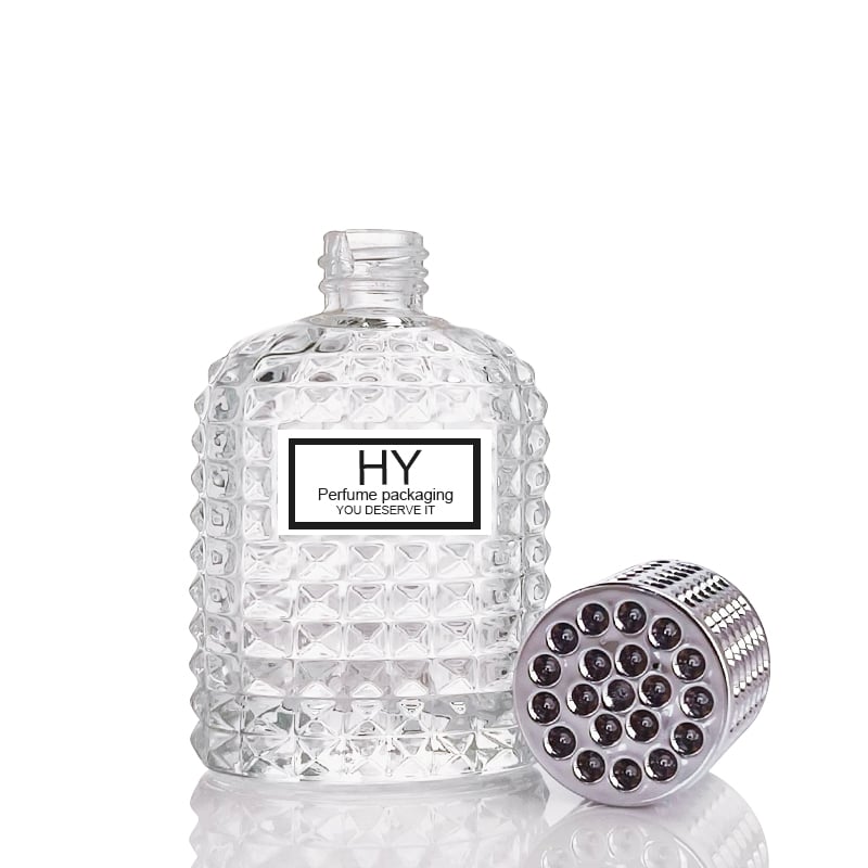 Unique vintage glass perfume bottles perfume bottle with pump HY-193