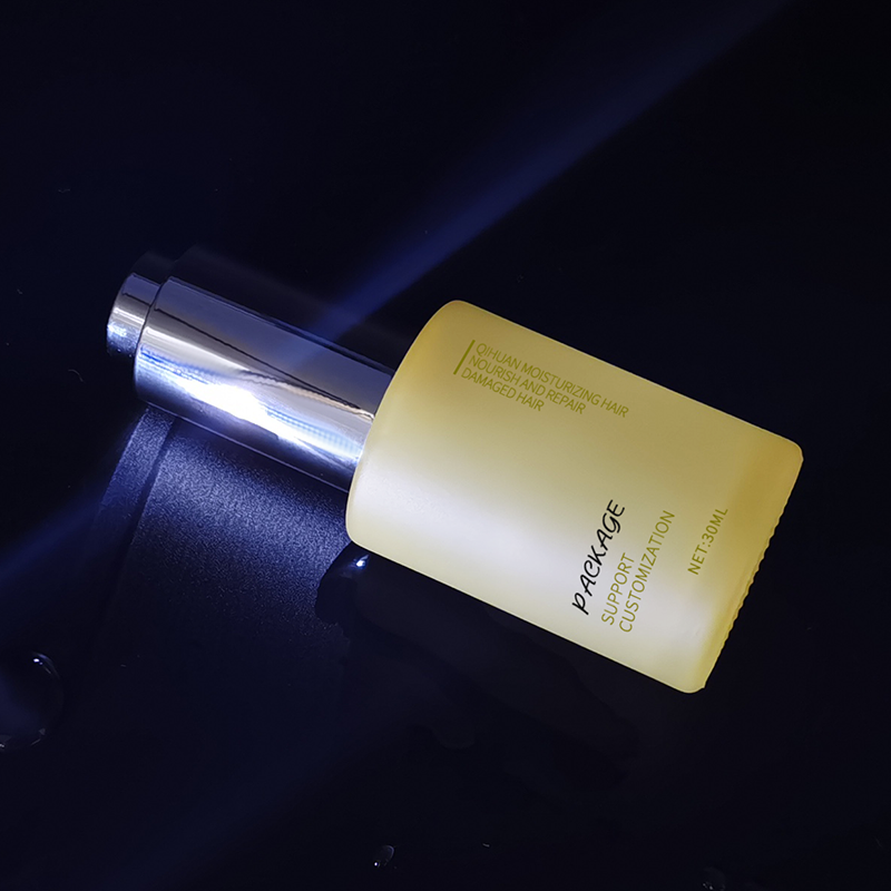 Gennemsigtig frostning 30 ml Serum Glasflasker Trådfuld Pakkeflaske med Trykkes Cap HY-1858