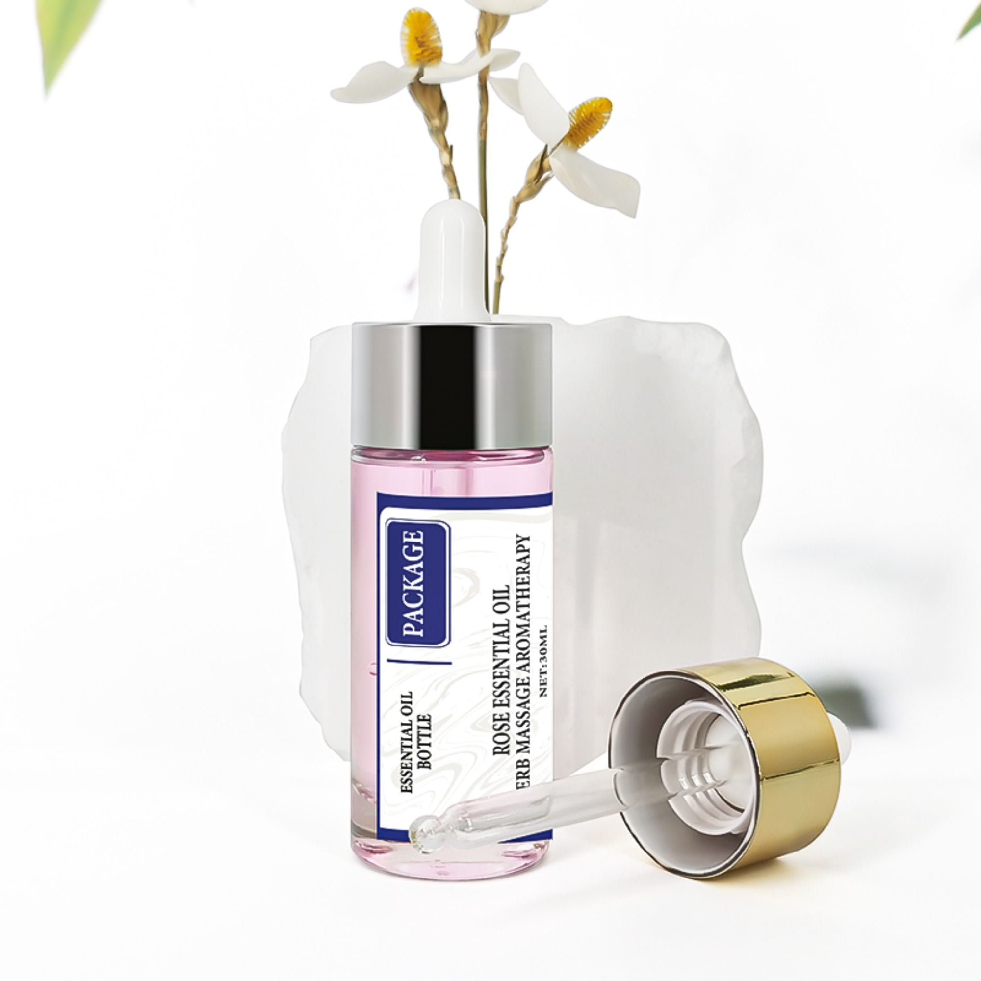 New Design 30ML Glass Essential Oil Bottle HY-255