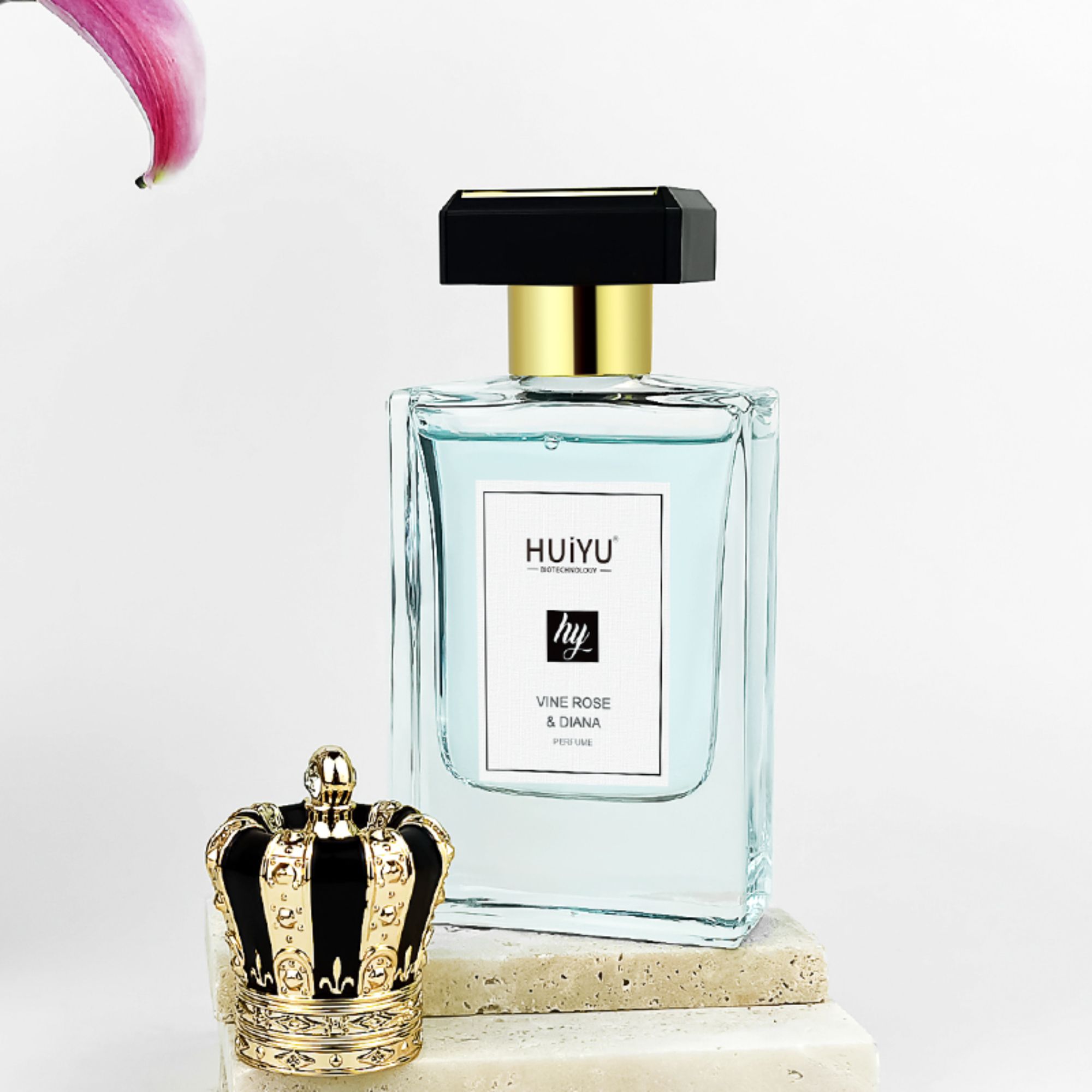 Fyllebar Estetisk Parfume Flaske Glassparfume Flaske HY-P324