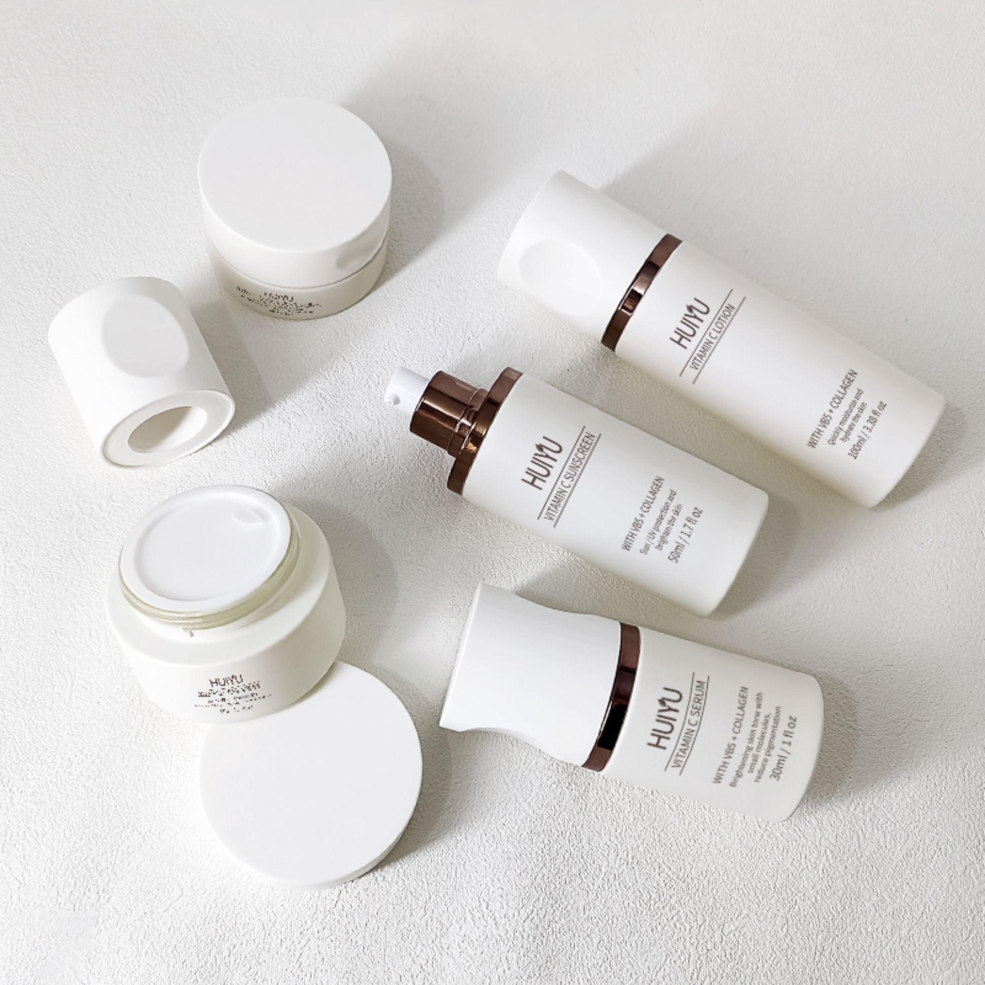 Cosmetic Empty Reusable Skin Care Glass Lotion Bottles HY-2433