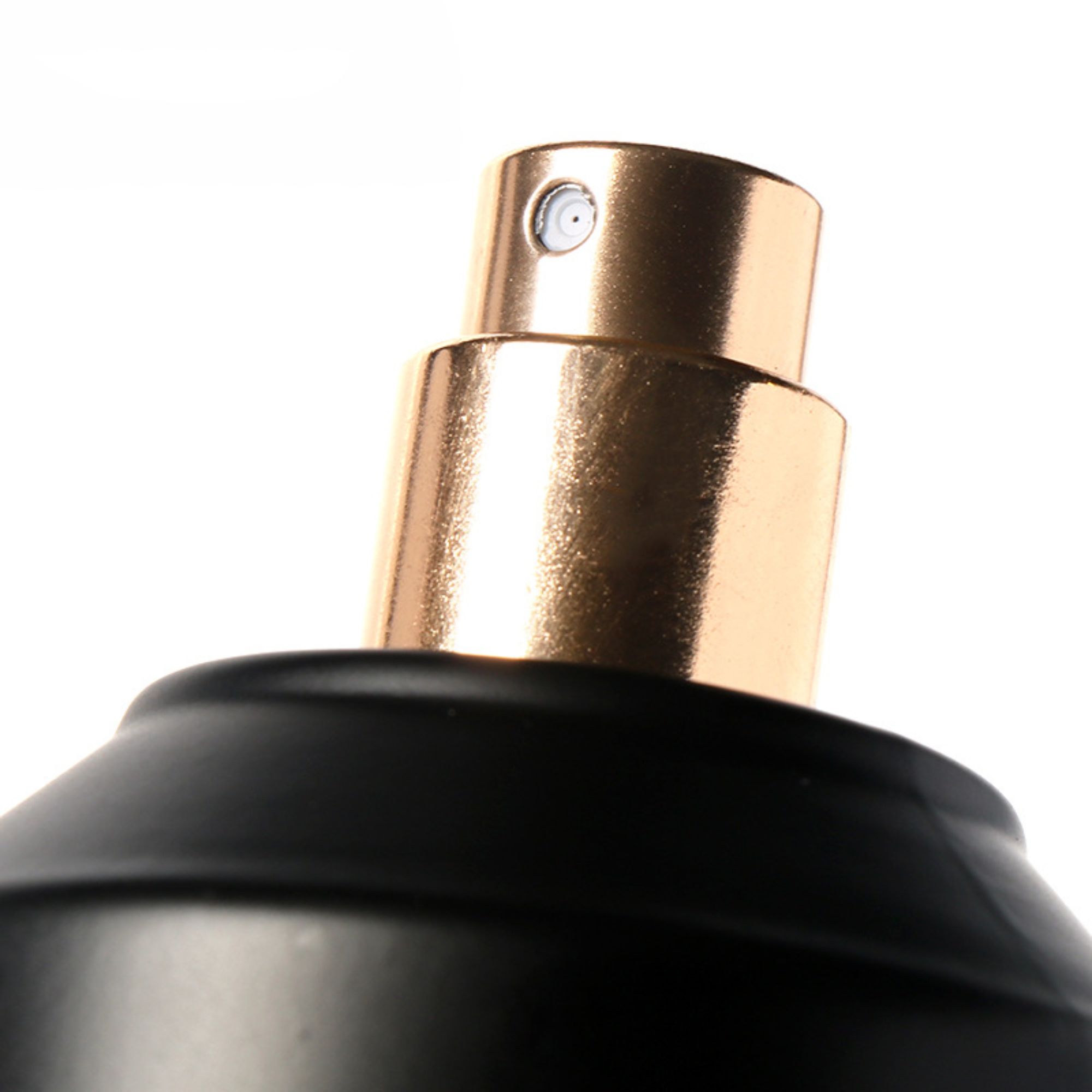 Manufacturers wholesale 100ML press spray bottle dumb black fragrant water bottle HY-205