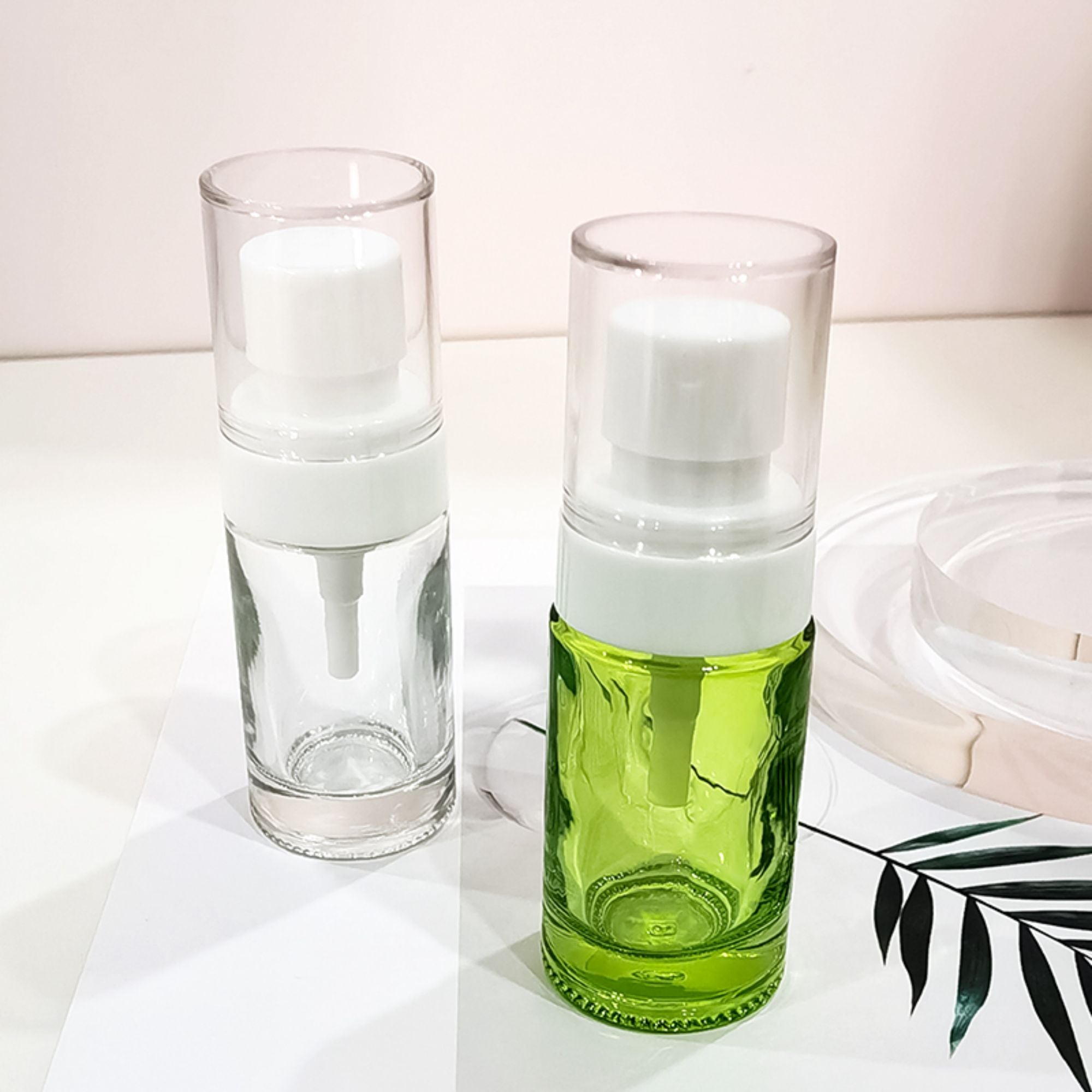 New arrival Skincare bottles mini mist spray bottle with pump  HY-133