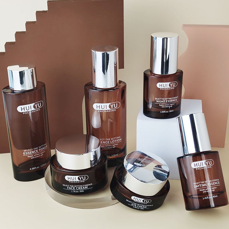 Skin care packaging containers luxury toner bottle set HY-2399