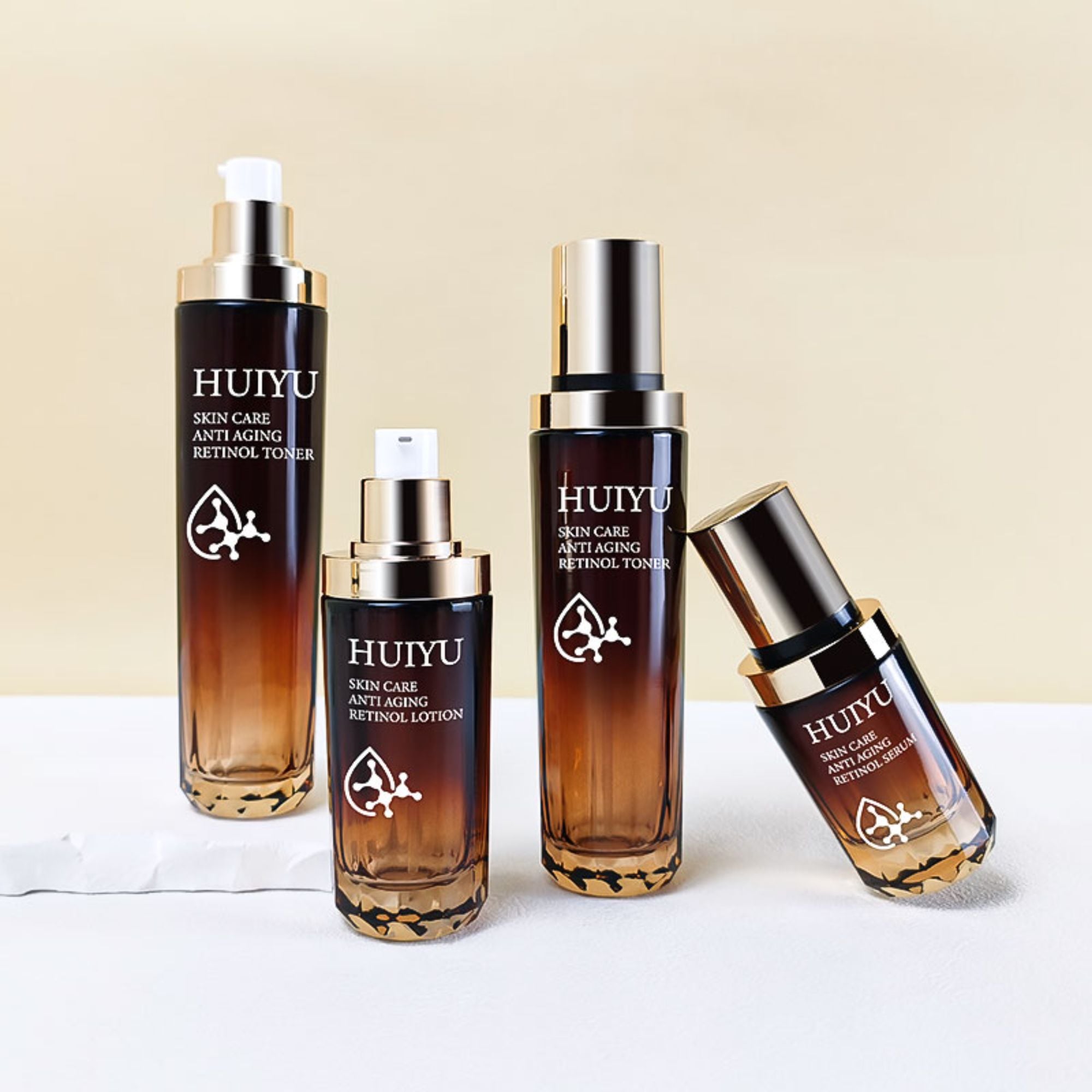 Custom Luxury Modern Color Glass Creams Bottle HY-2436