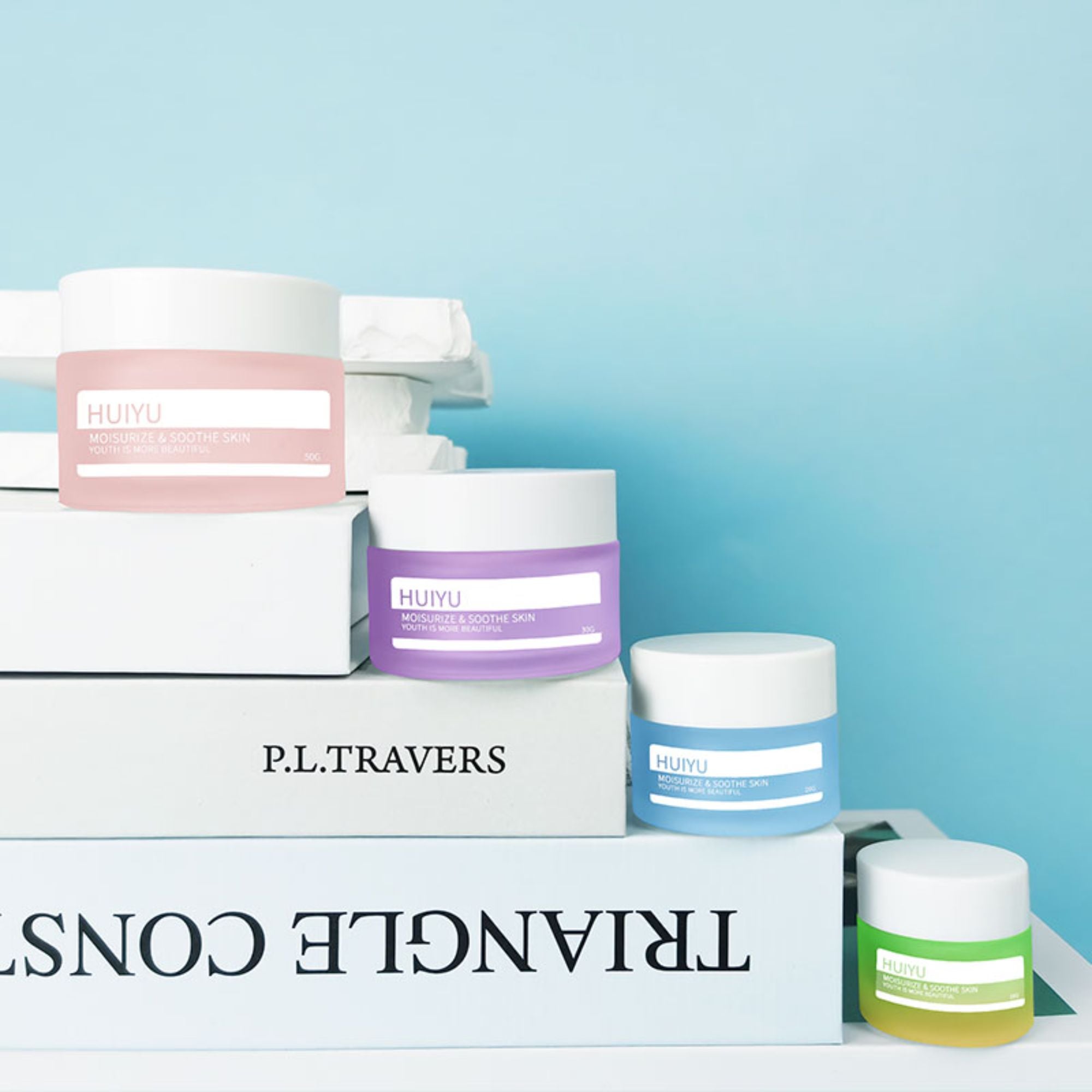 Basic Style Cosmetic Glass Jar HY-1801