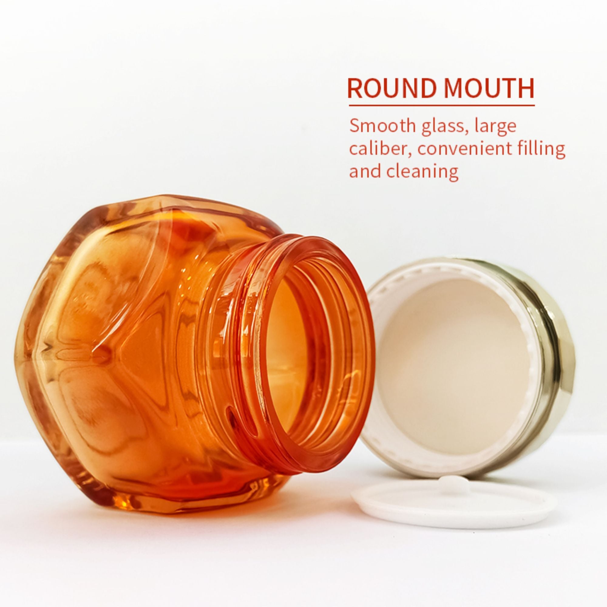 Costom Unique Design Glass Bottle Cosmetic HY-2382