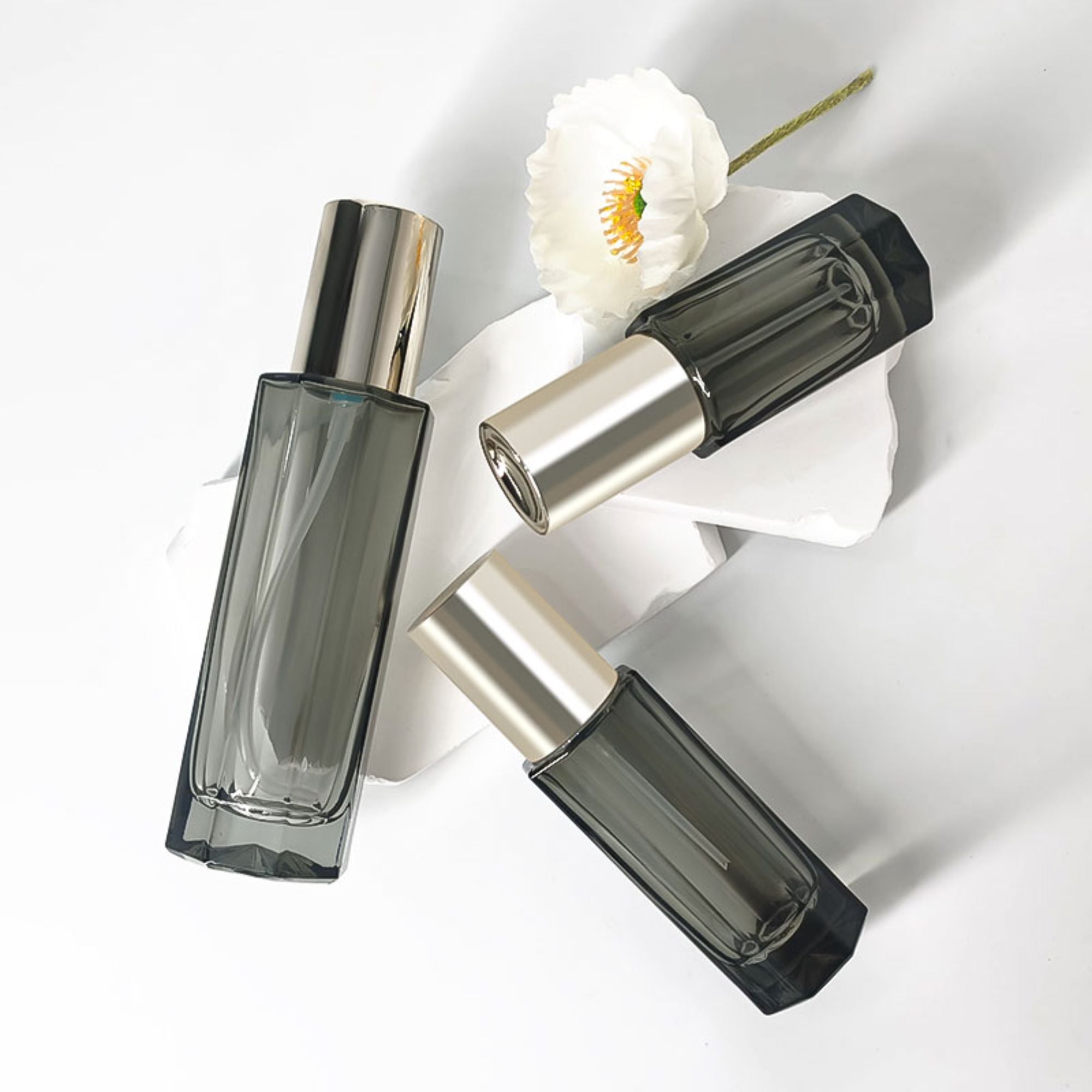 Custom empty cosmetic lotion toner pump bottle and cream jar  HY-2416