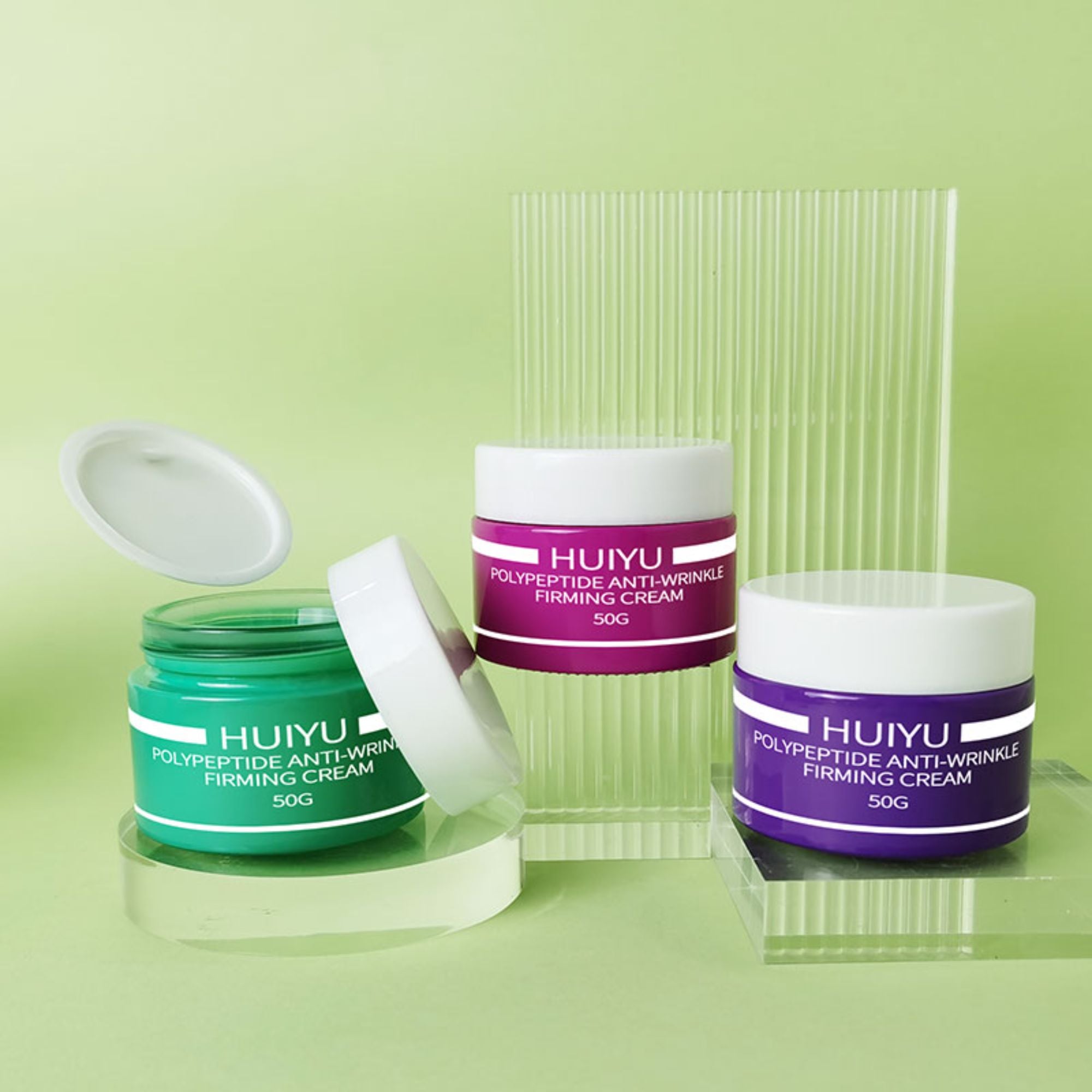 Basic Style Cosmetic Glass Jar HY-1801