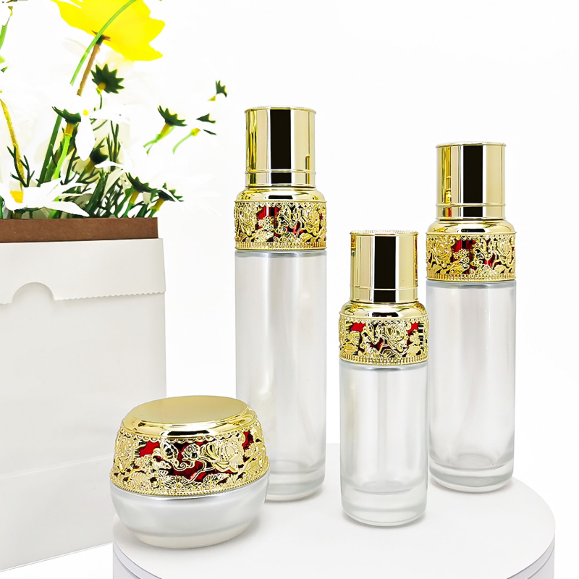 Амьдралын косметикийн стекл lotion бутлах HY-2377