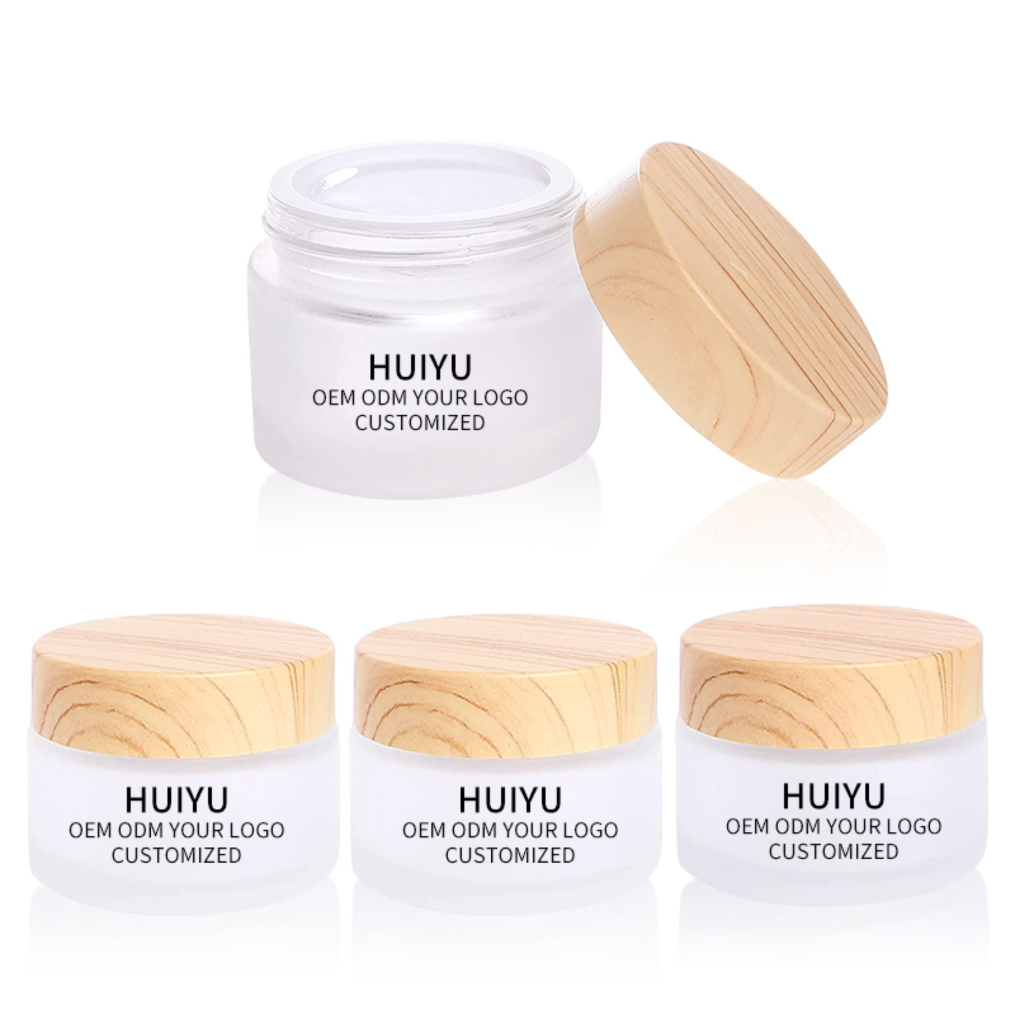 Basic Style Cosmetic Glass Jar HY-1801