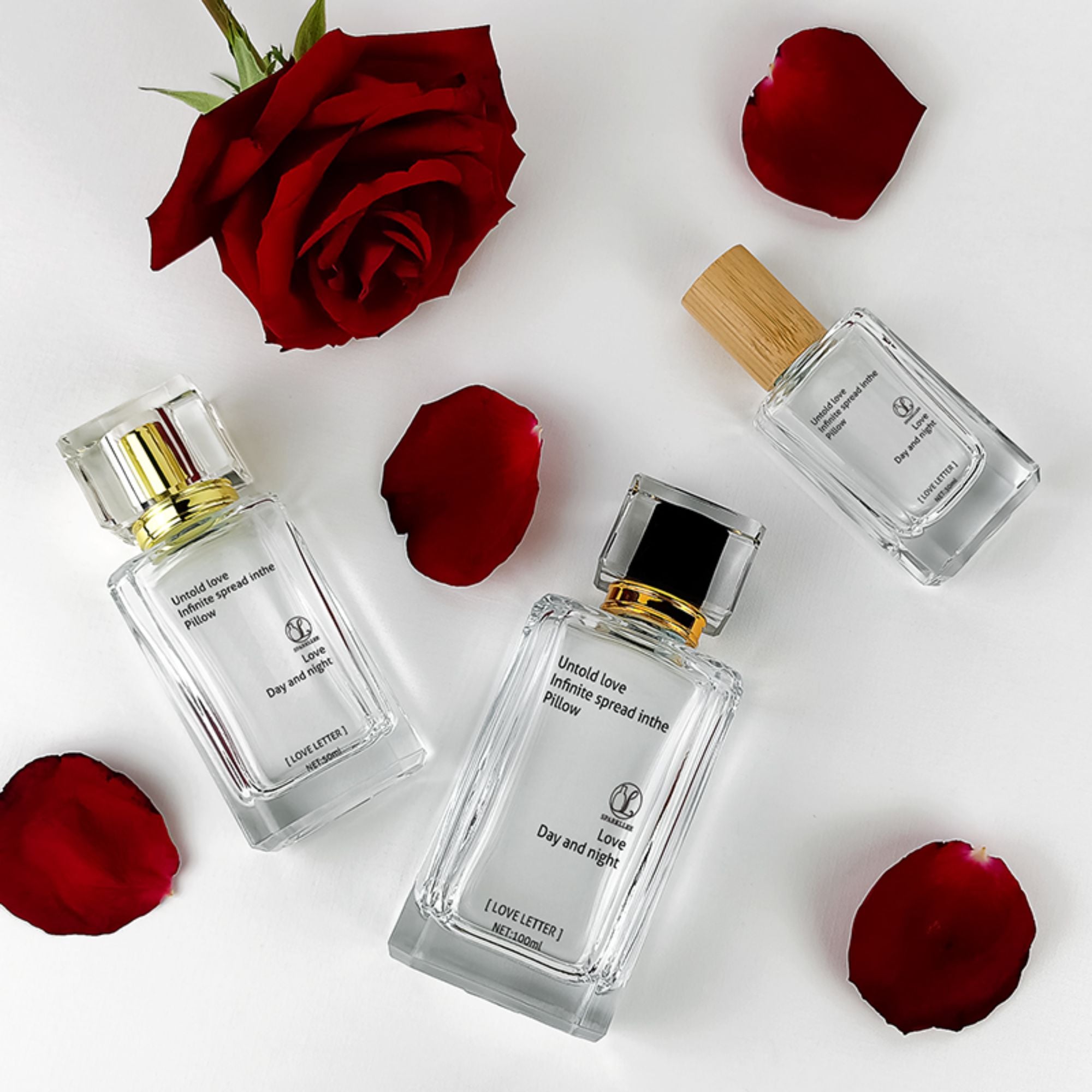 Simple Style Clear Empty Retro Perfume Bottles  HY-P321